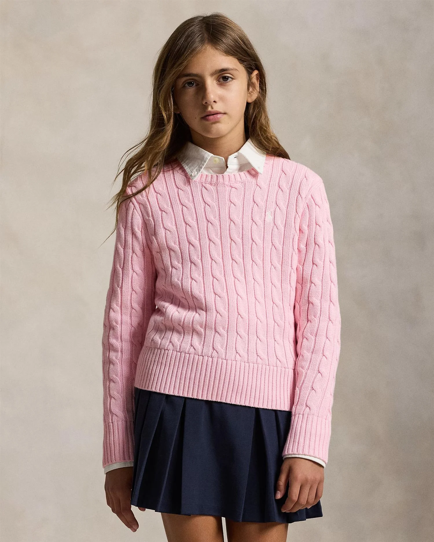MINI CABLE-TOPS-SWEATER Hint O Pnk - Image 4