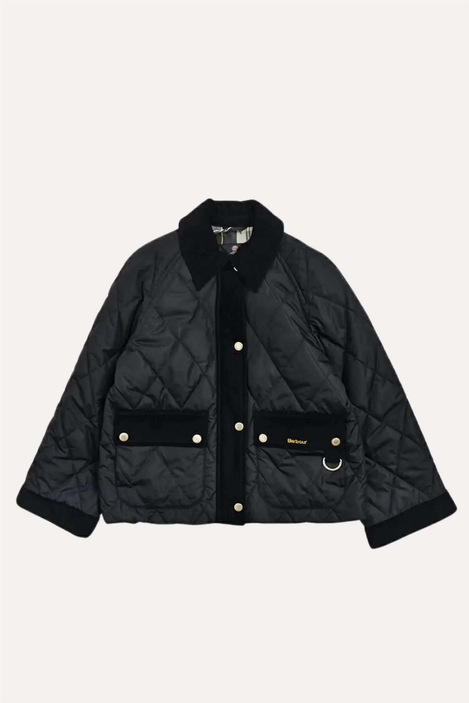 Barbour Kilnwick Quilt Black/Ancient - Image 2