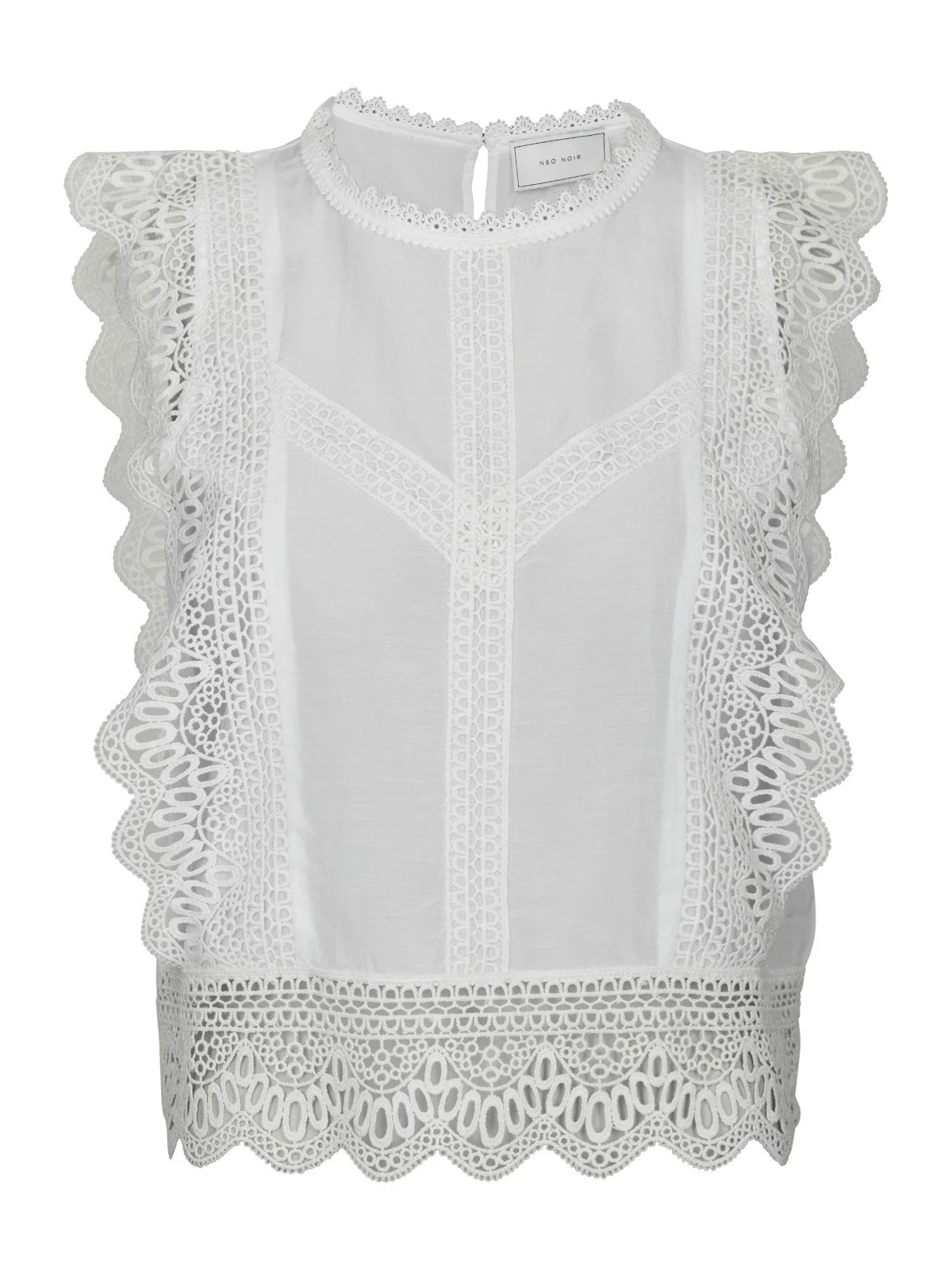 Samia Lace Top  White