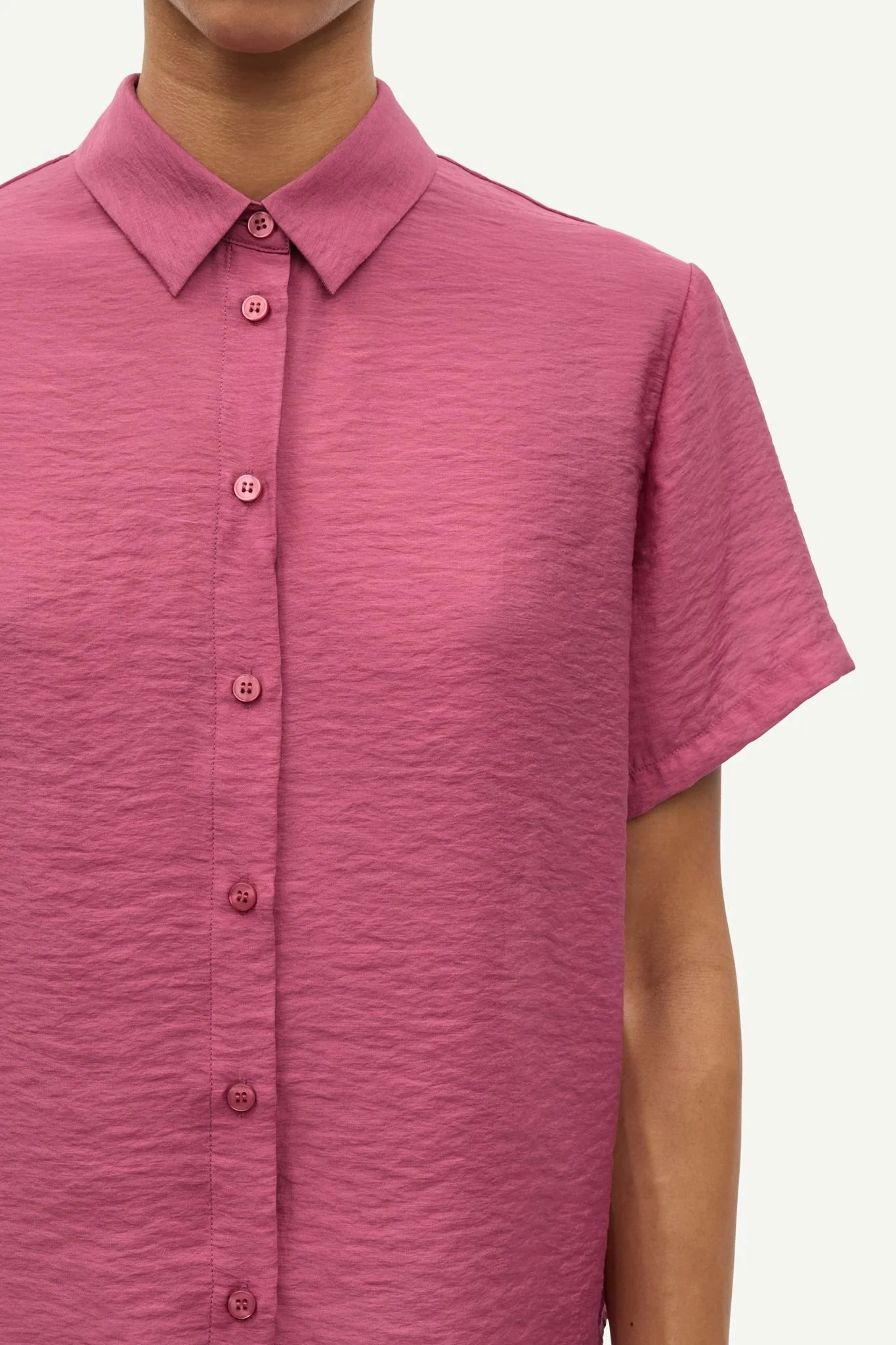 Saminna Ss Shirt 15754 Dry Rose - Image 4