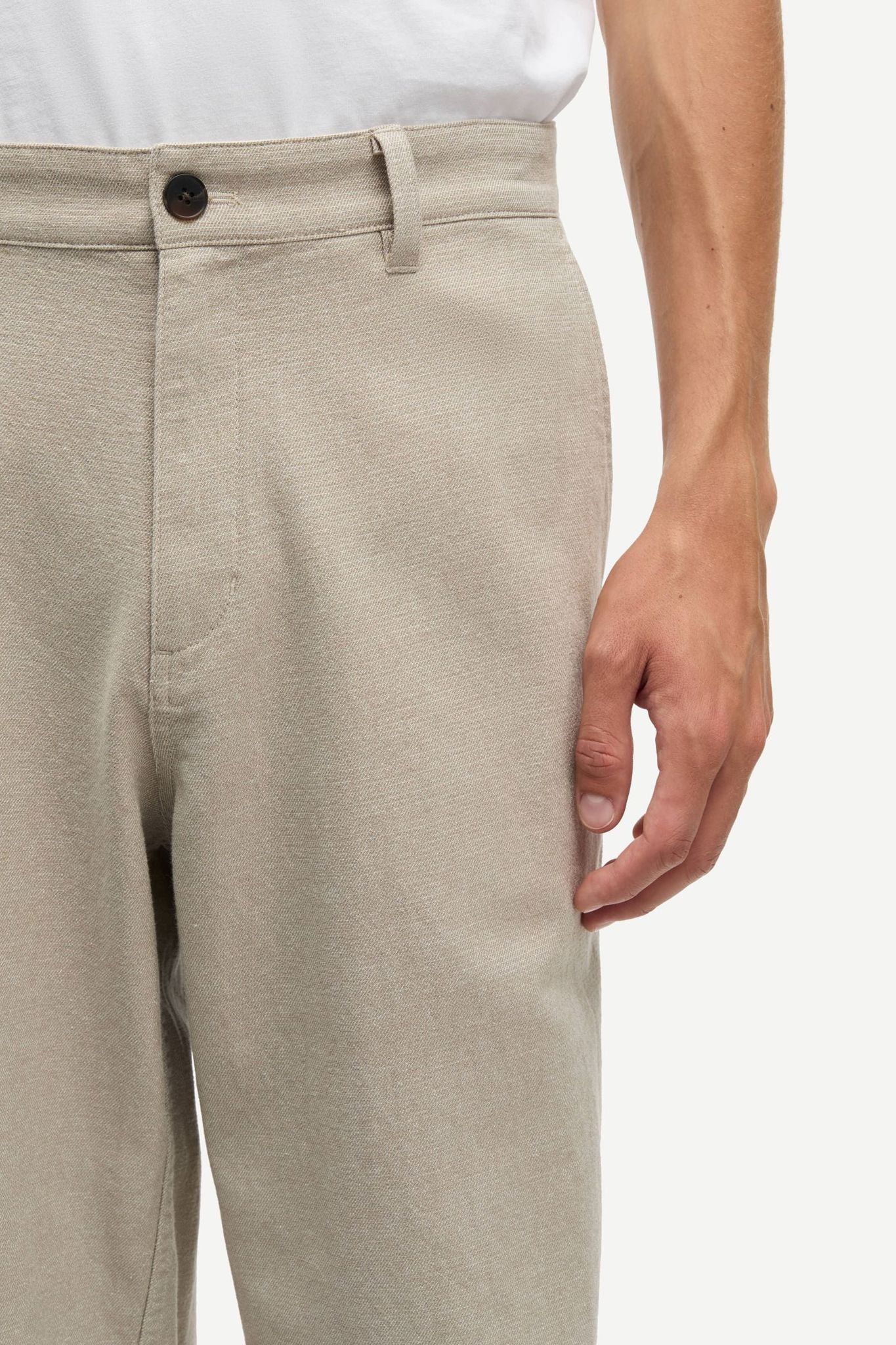 Sanoah Trousers 16083  Natural - Image 3