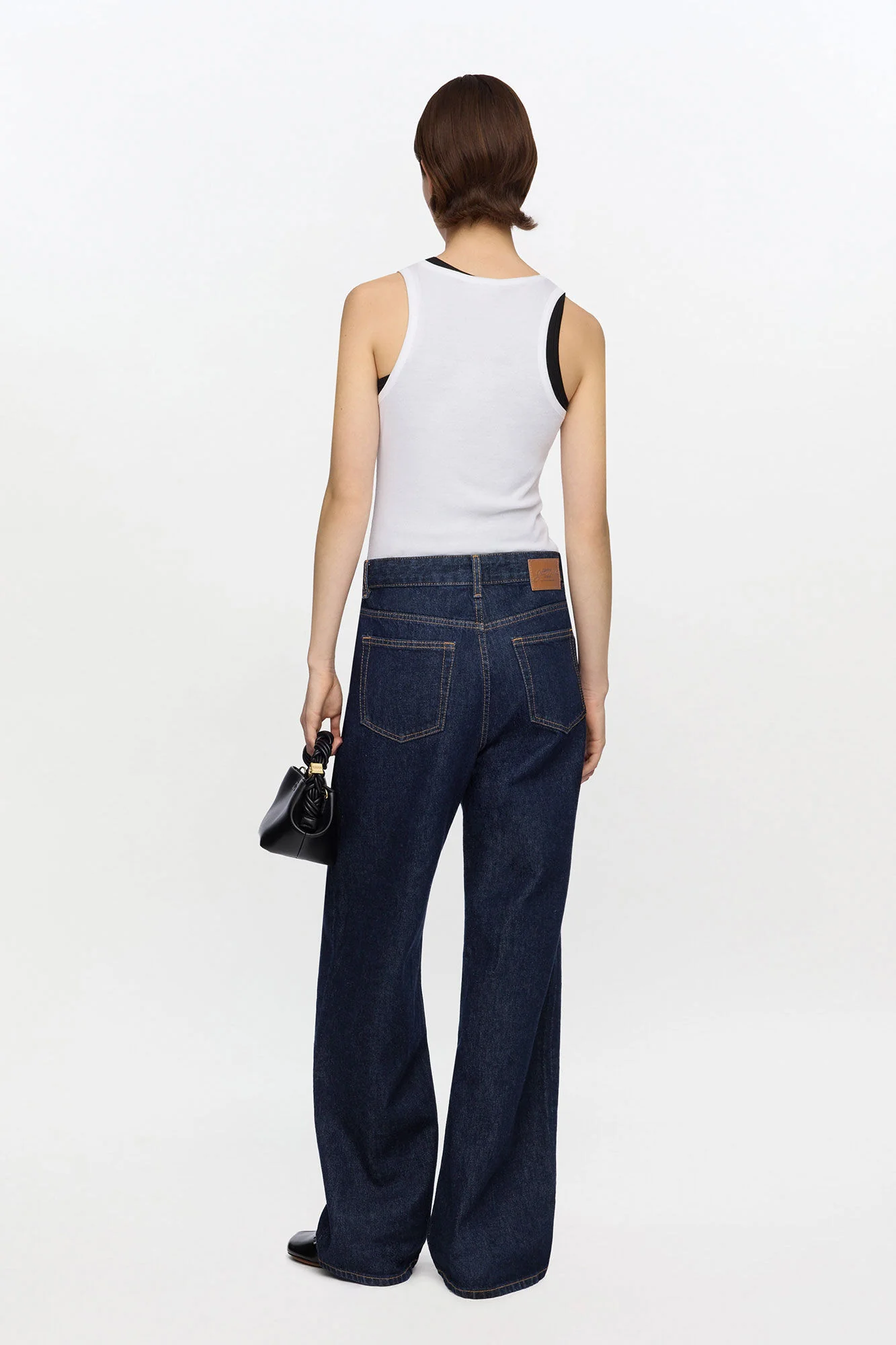 Soft Cotton rib Tank Top Bright White - Image 3
