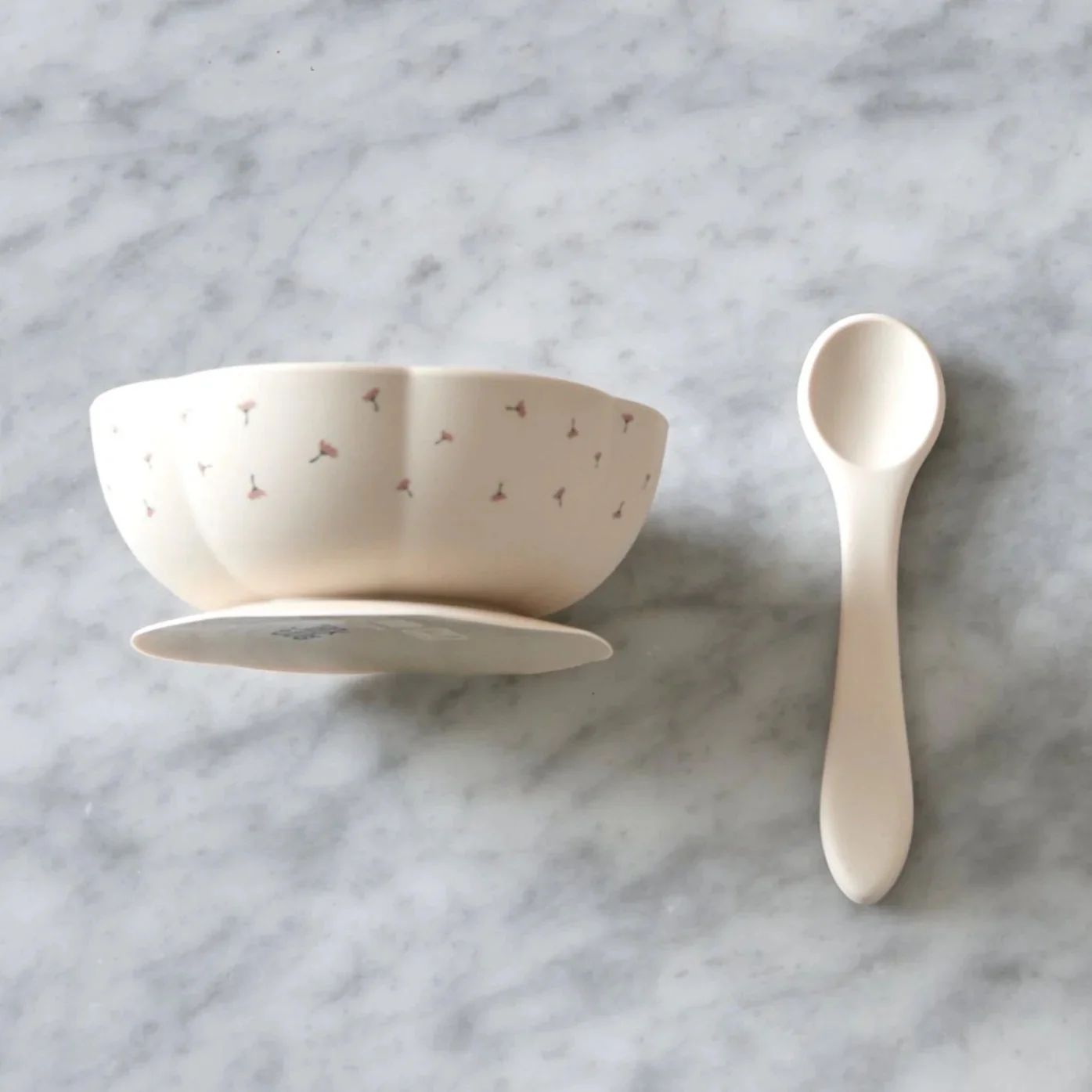 Poppy in Bloom - Bowl & Spoon Set  Poppy Print - Image 2