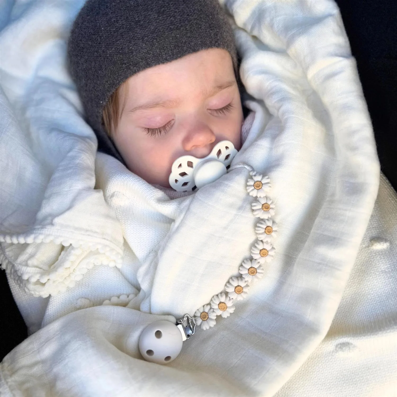 Daisy Pacifier Clip  Daisy - Image 2