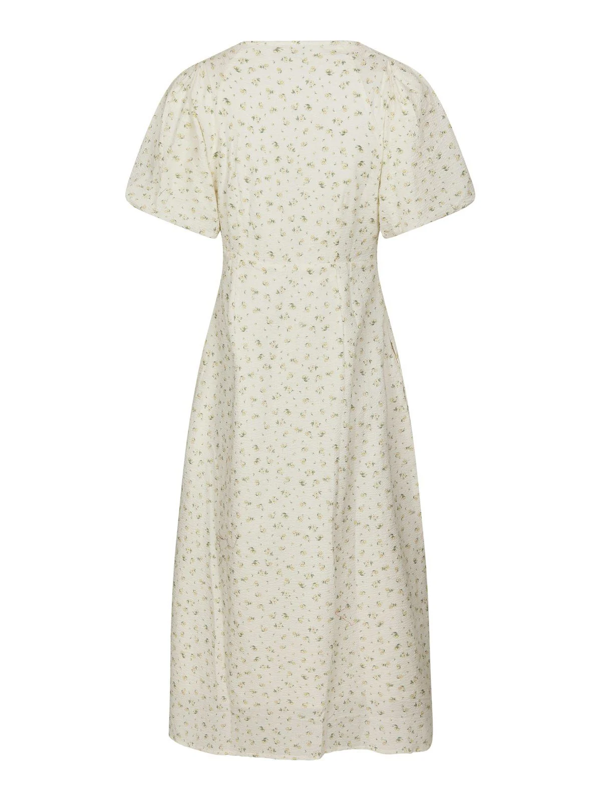 Illana Small Rose Flower Dress Light Yellow - Image 5