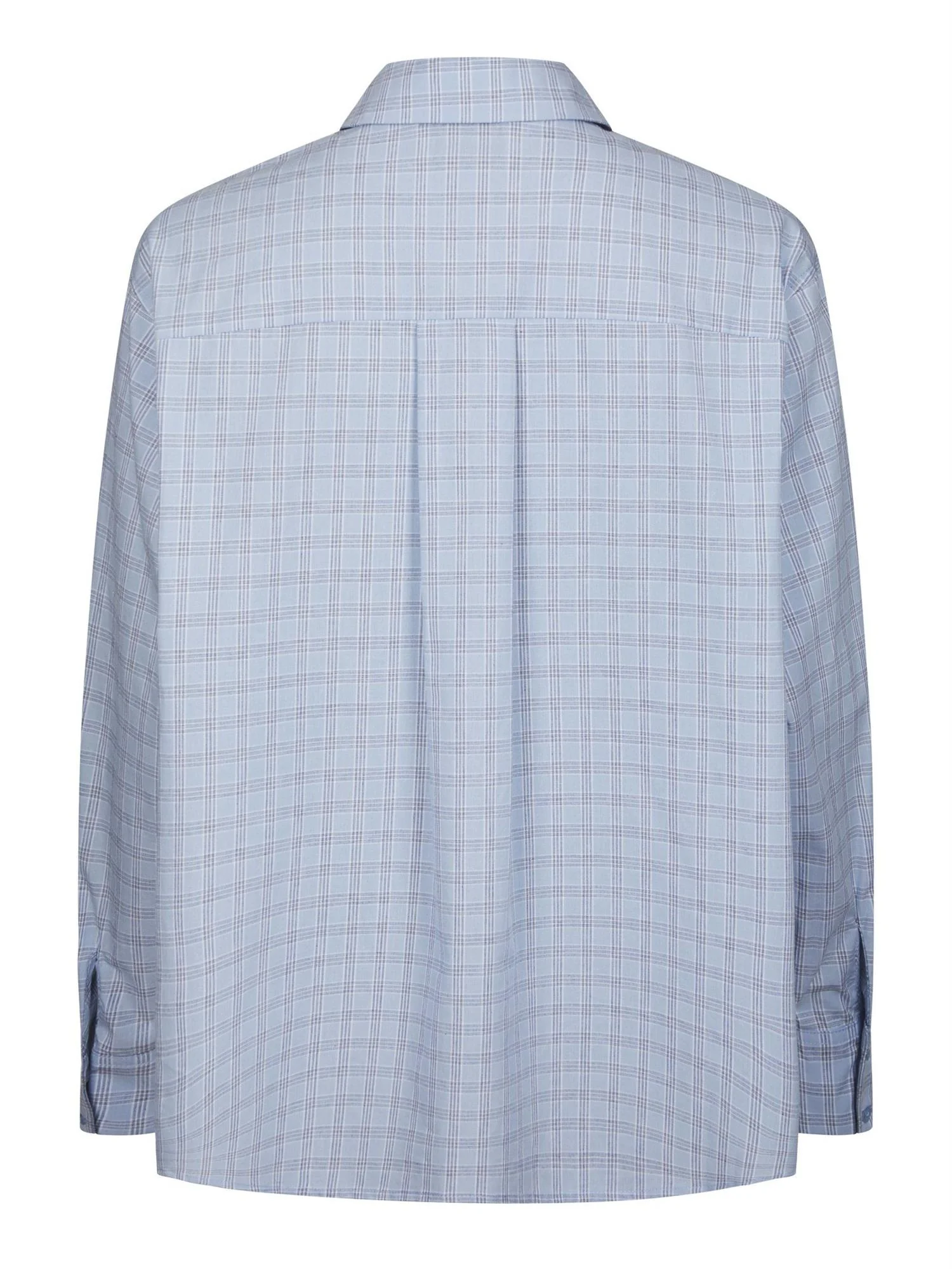 Dalma Triple Check Shirt Light Blue - Image 2