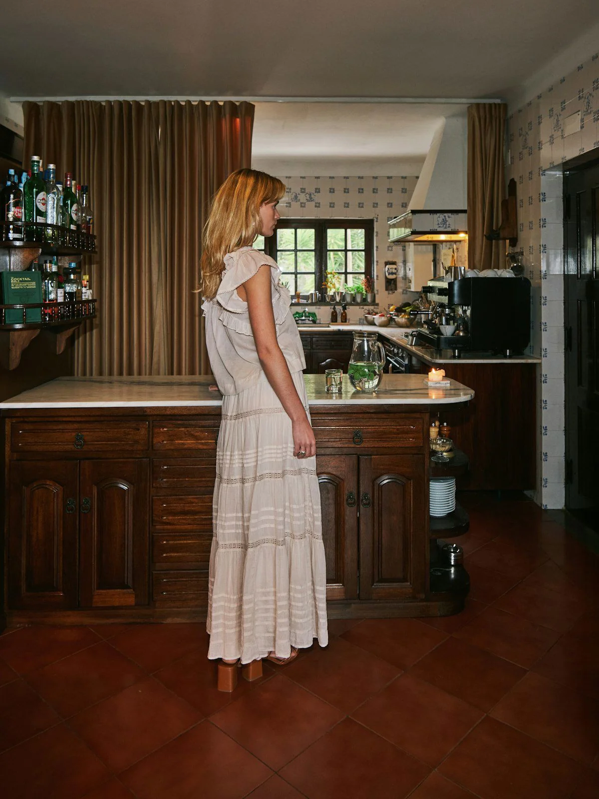 Felicia S Voile Skirt  Ivory - Image 2