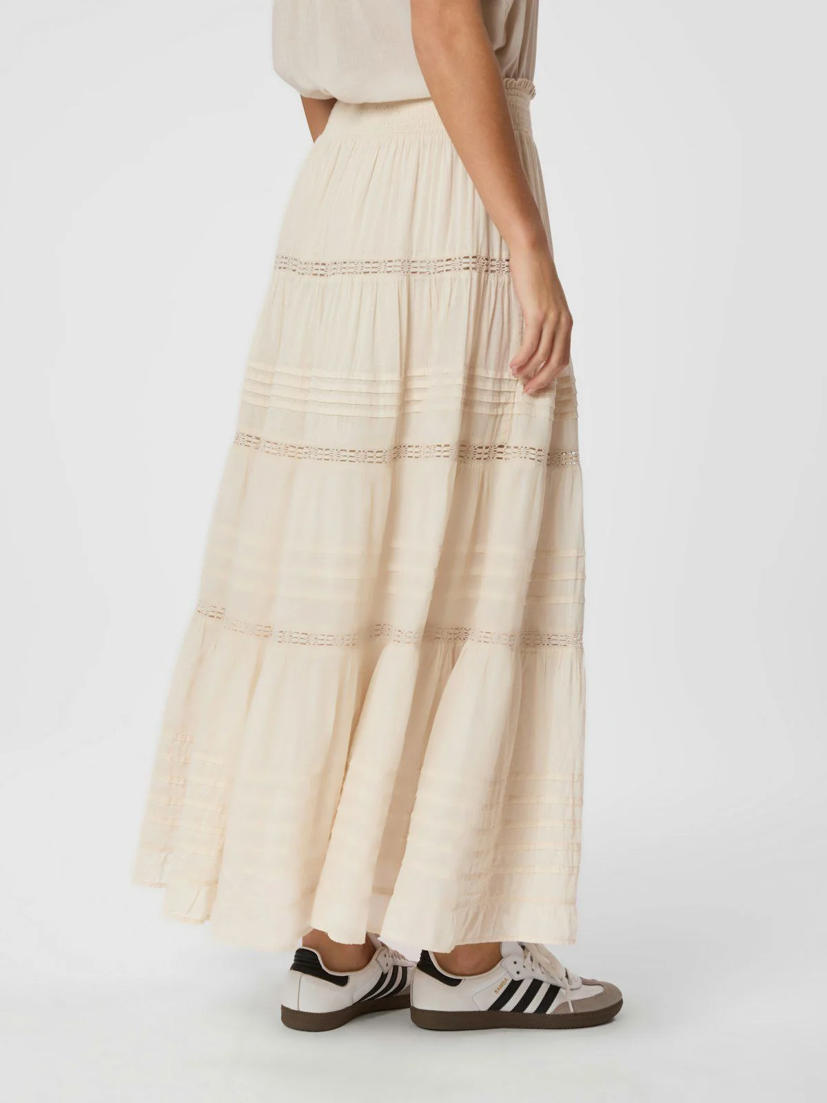 Felicia S Voile Skirt  Ivory - Image 6