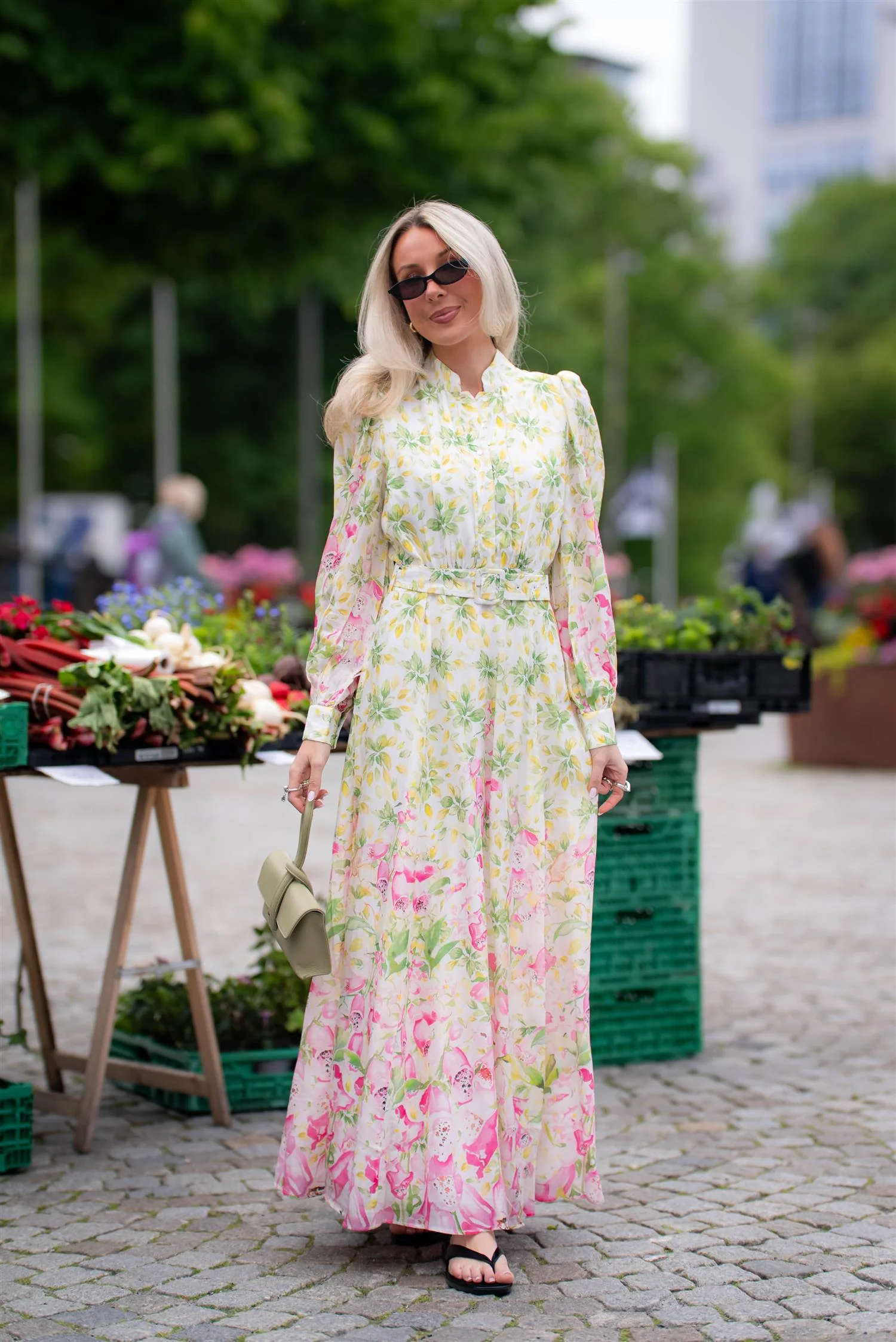 ORGANZA BELT DRESS Flower Oasis