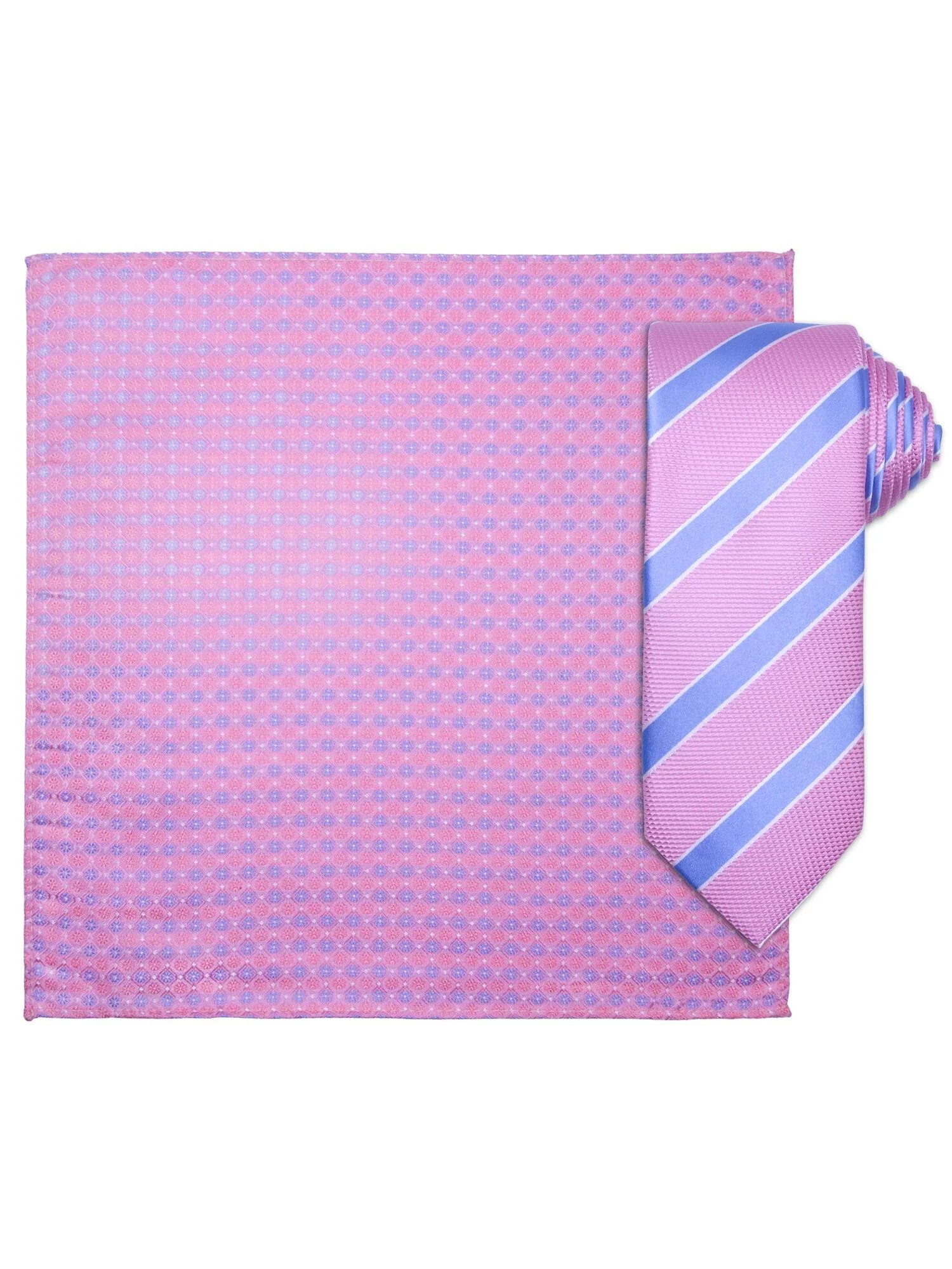 Santi Silkeslips m/lommetørkle Rosa