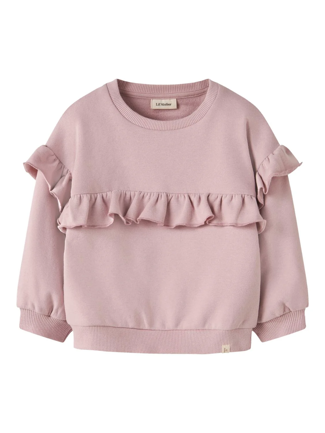 Flondon Rik Ls Loose Sweat Mellomlilla