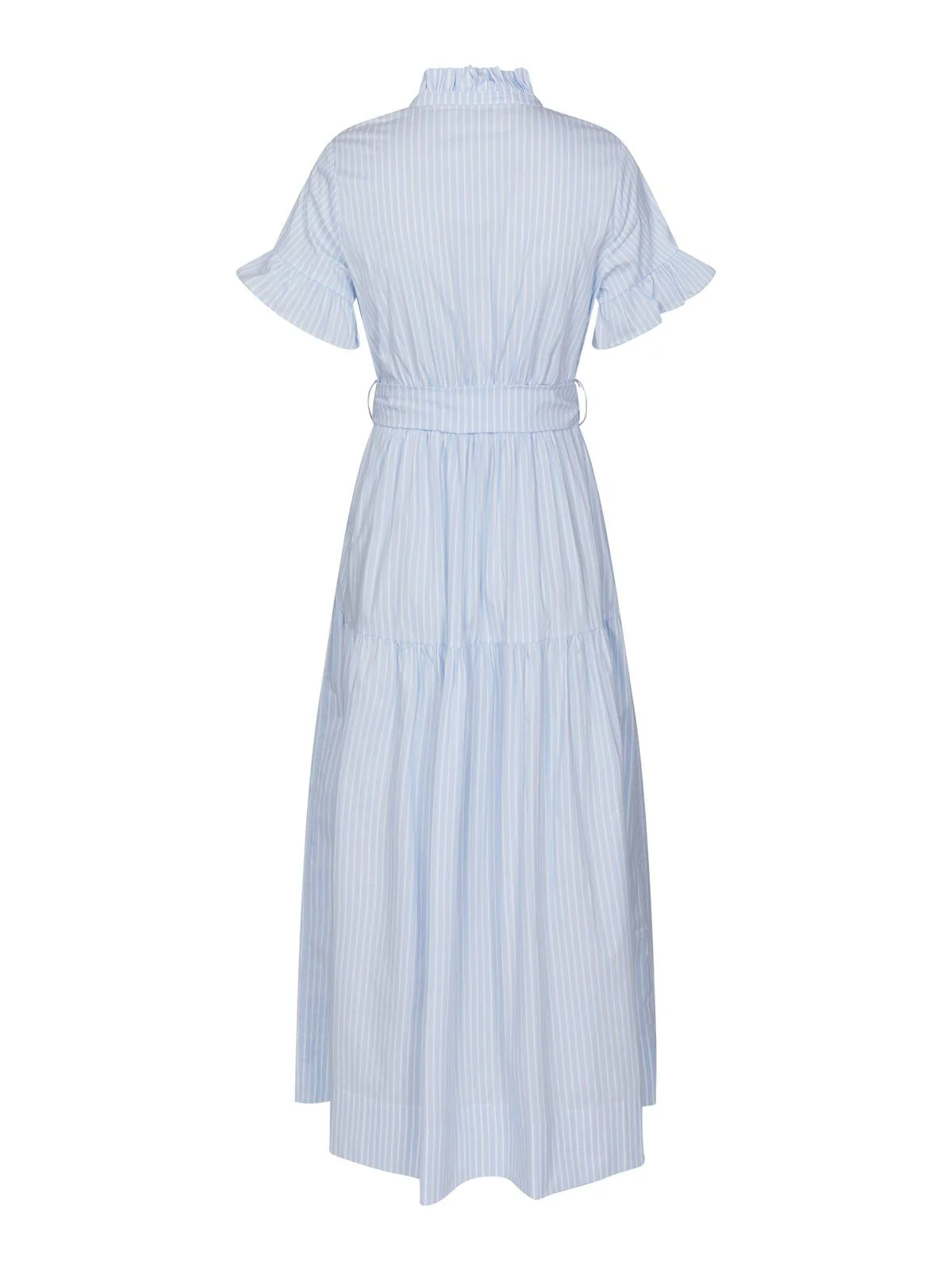 Nellie Soft Stripe Dress Light Blue - Image 9