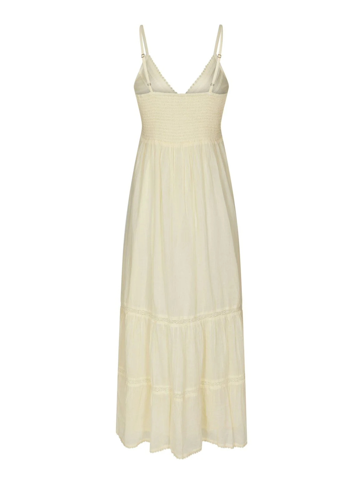Elorie S Voile Dress Butter Yellow - Image 8