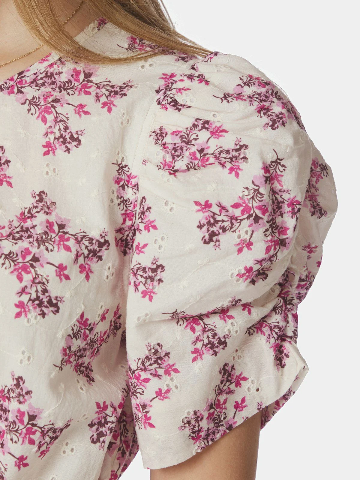 Annitas Starling Flower Dress  Fuchsia - Image 5