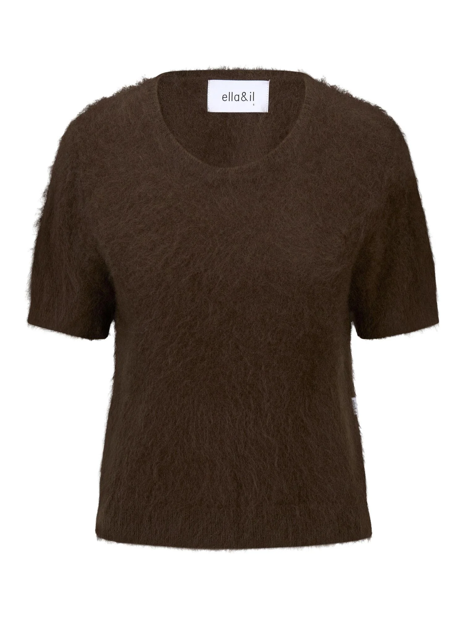 Emmy Brushed Tee Brown