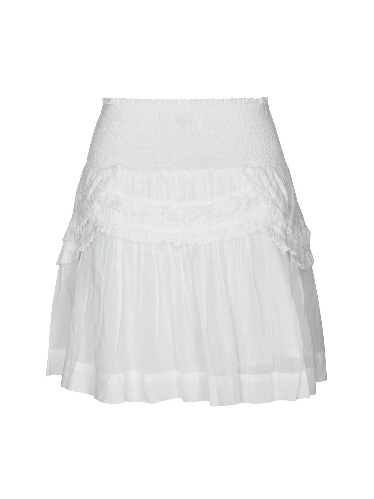 Maliah S Voile Skirt  White - Image 6