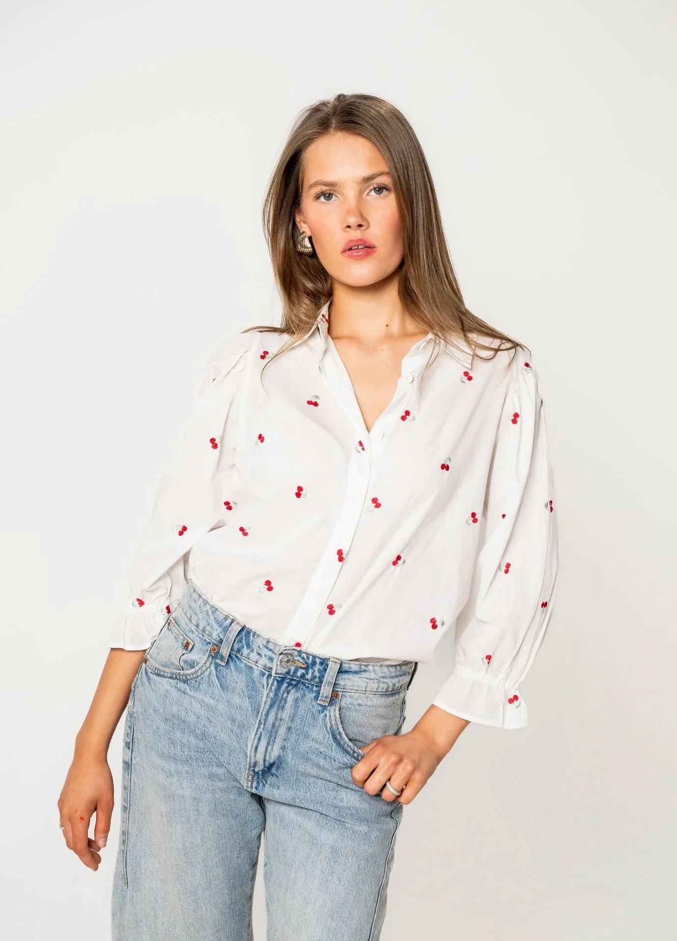 Amy Blouse Cherry Cherry