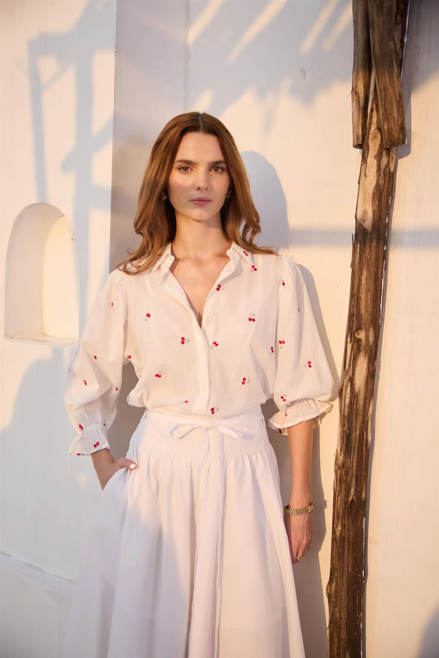 Amy Blouse Cherry Cherry - Image 2