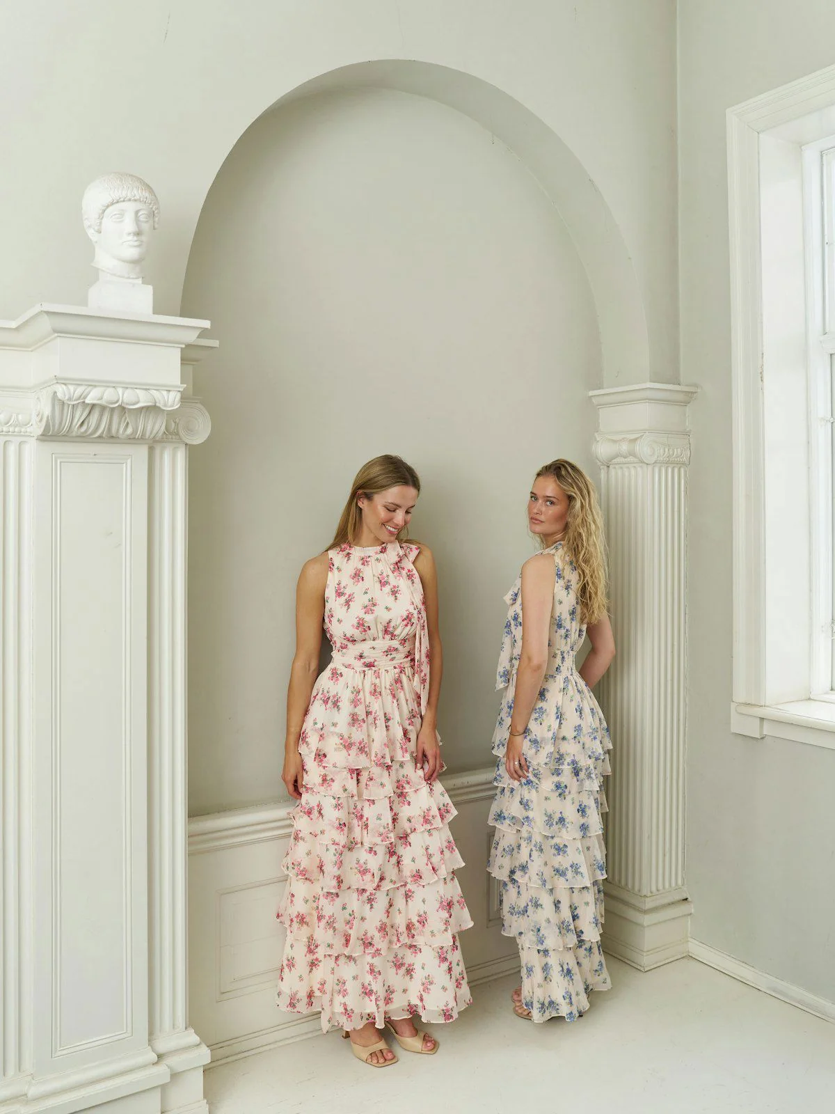 Marli Amazing Chiffon Rose Dress Rose - Image 3