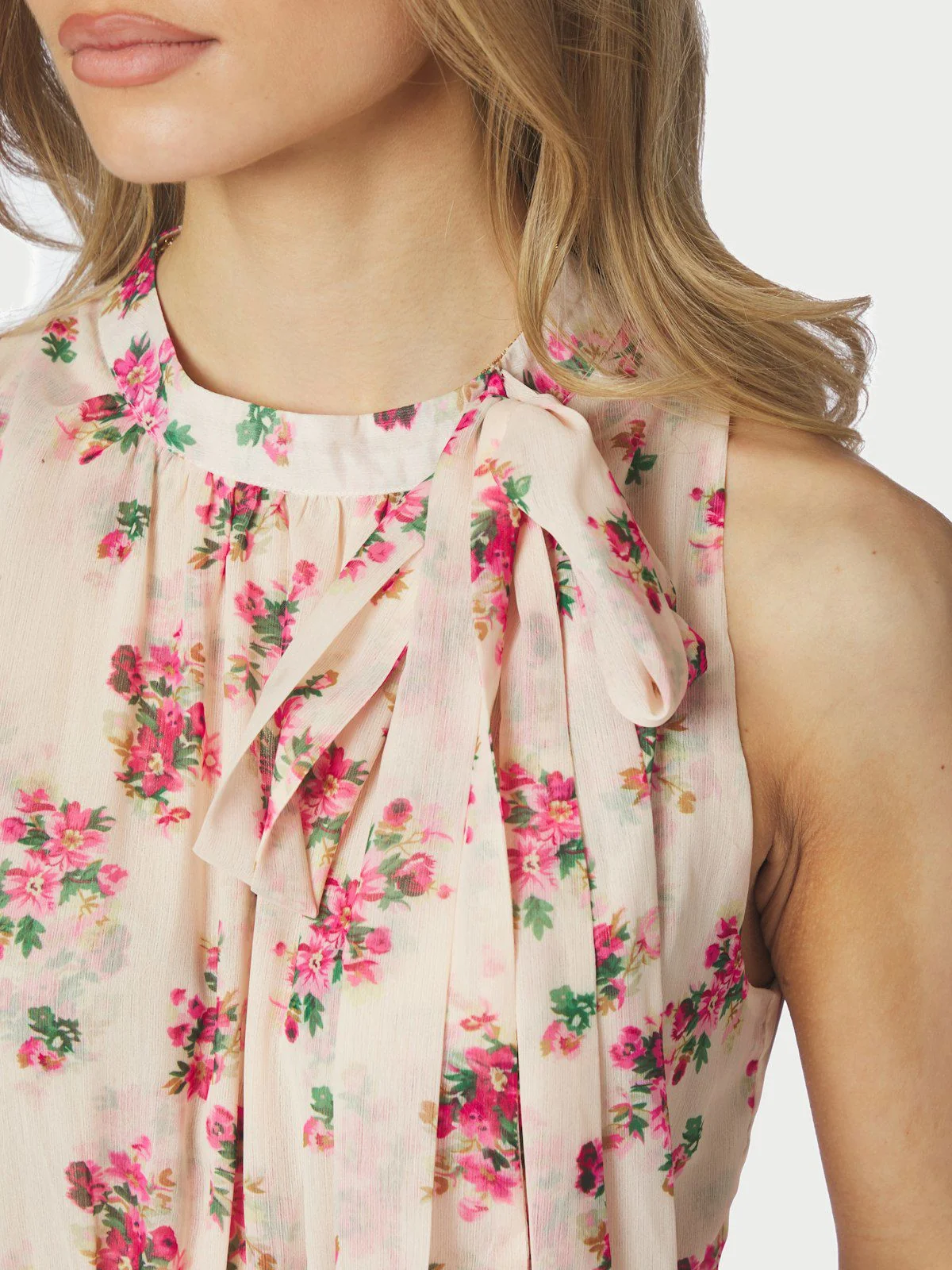 Marli Amazing Chiffon Rose Dress Rose - Image 6