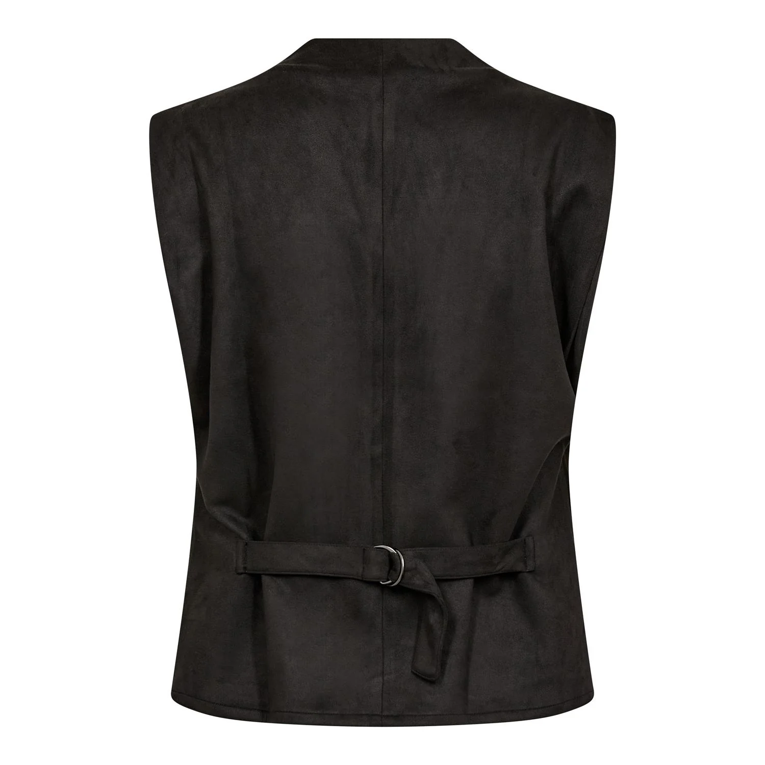 BobbieCC Fringe Pleat Top  Black - Image 2