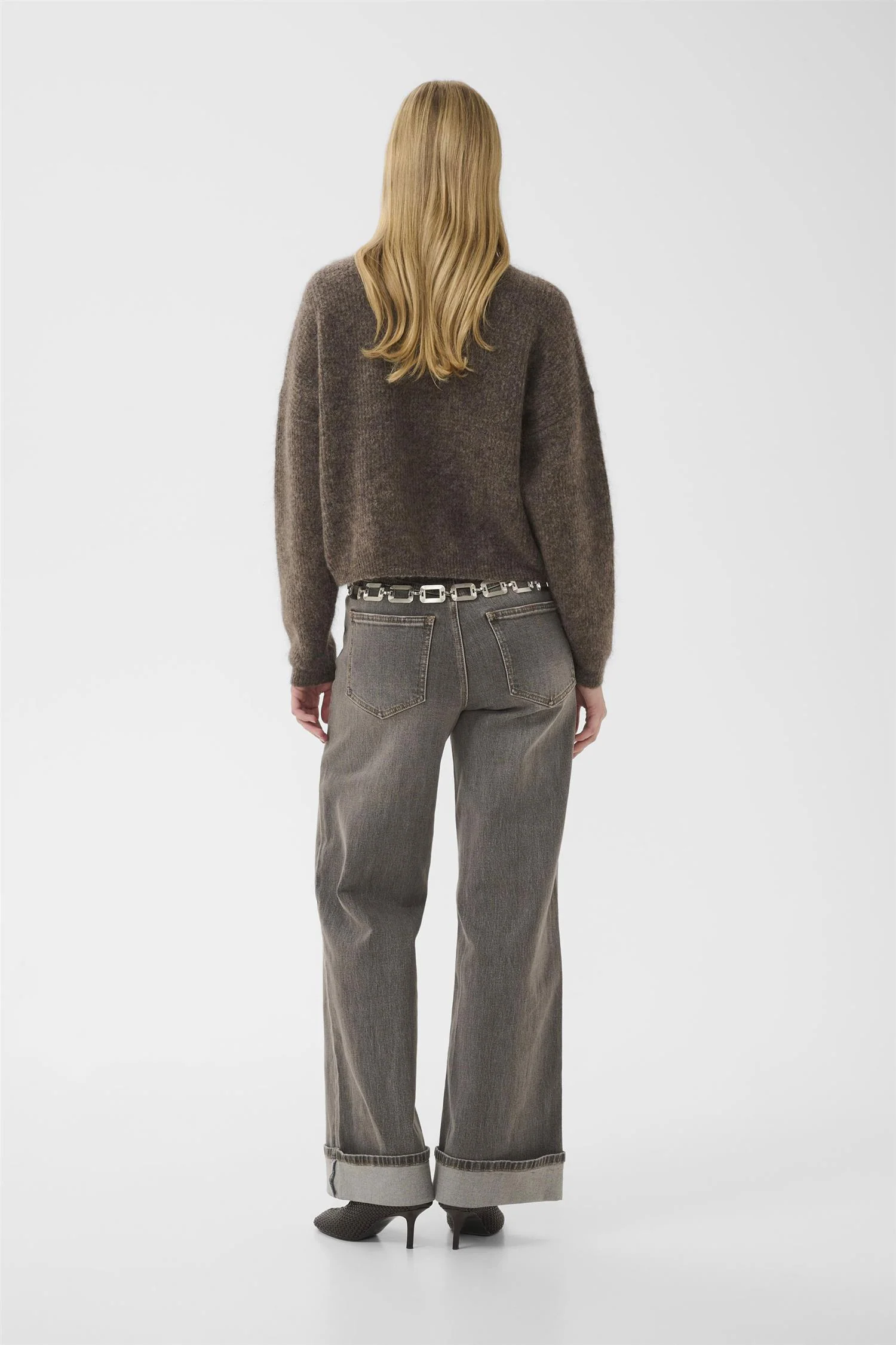 Debbie Cardigan Chestnut Melange - Image 5