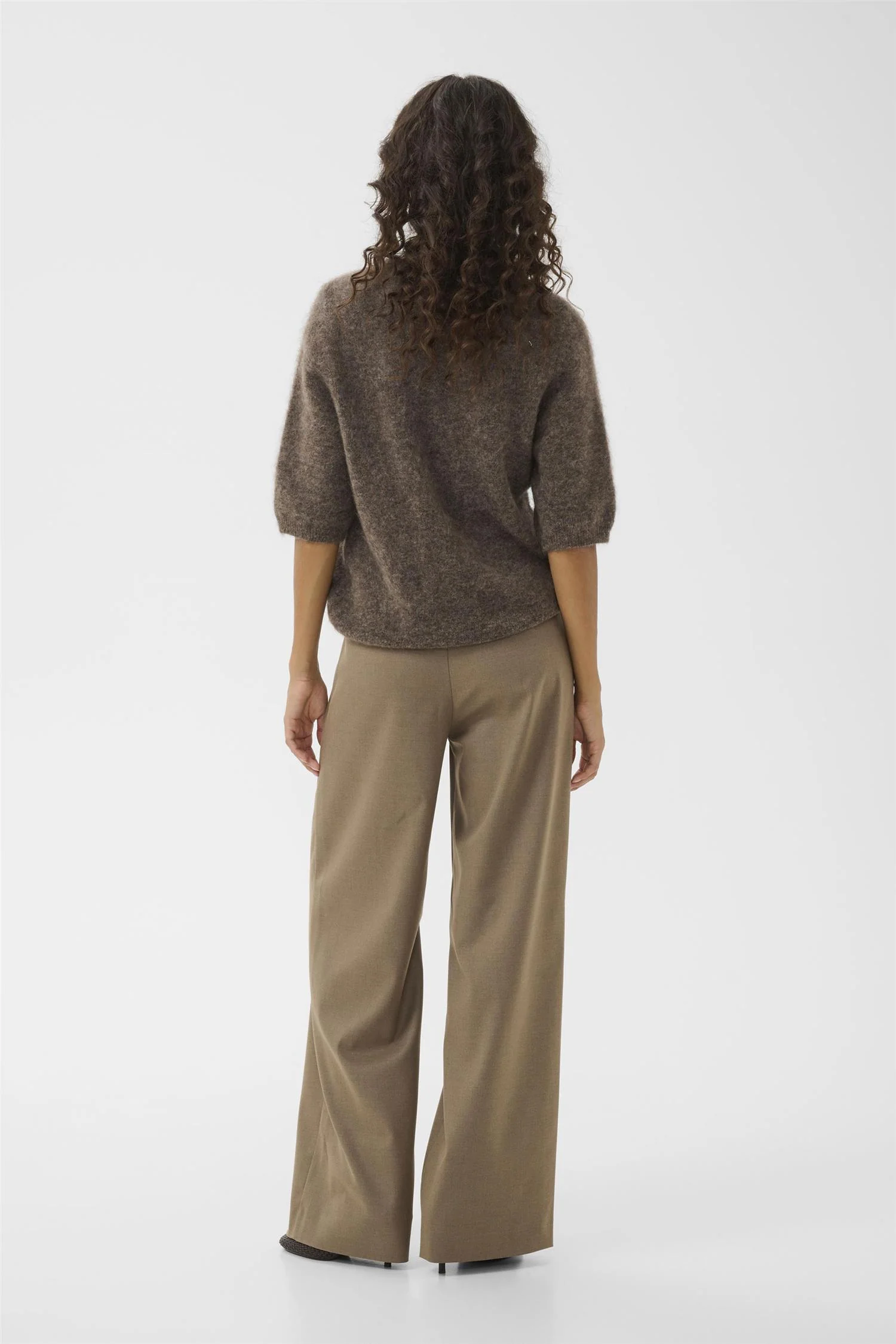 Debbie Ss Tee Chestnut Melange - Image 6