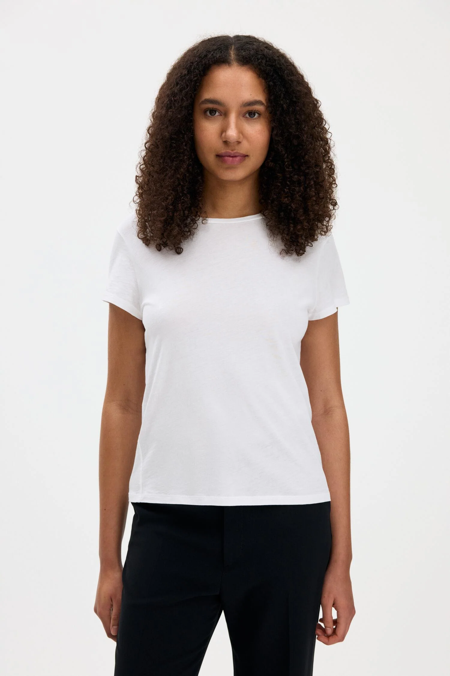 soft cotton tee  White - Image 2