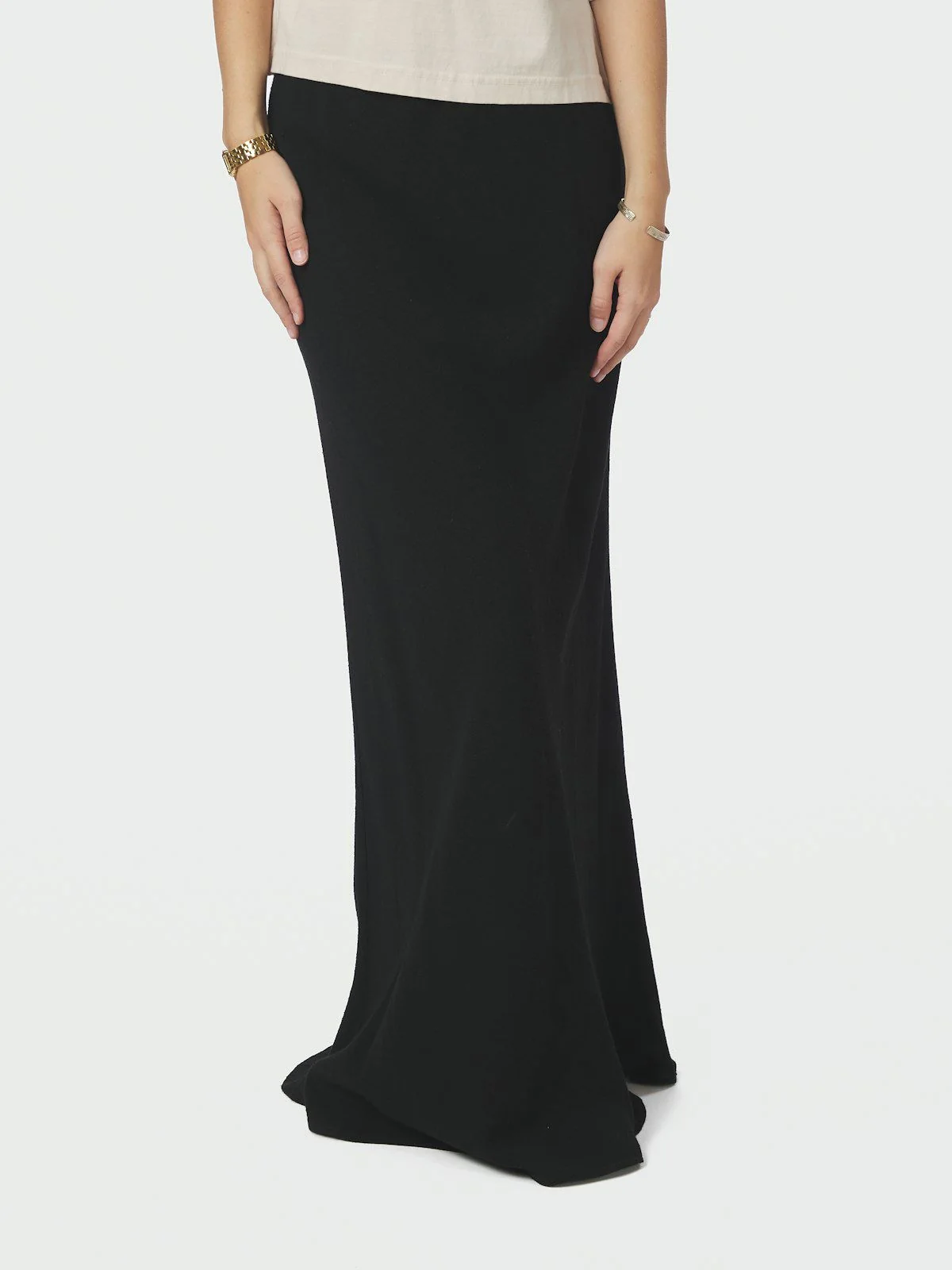 Viso Linen Skirt Black - Image 9