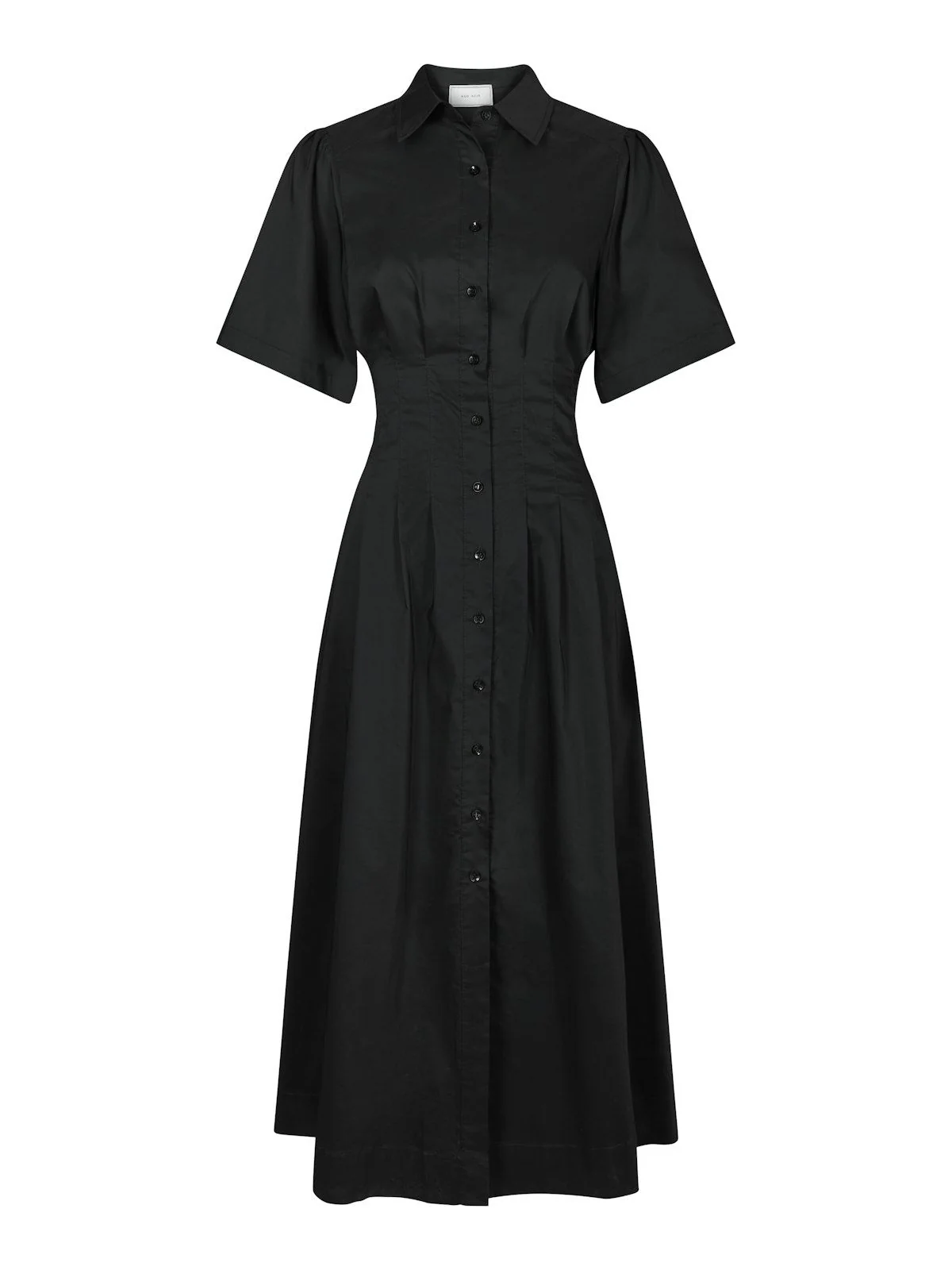 Baia Poplin Dress Black
