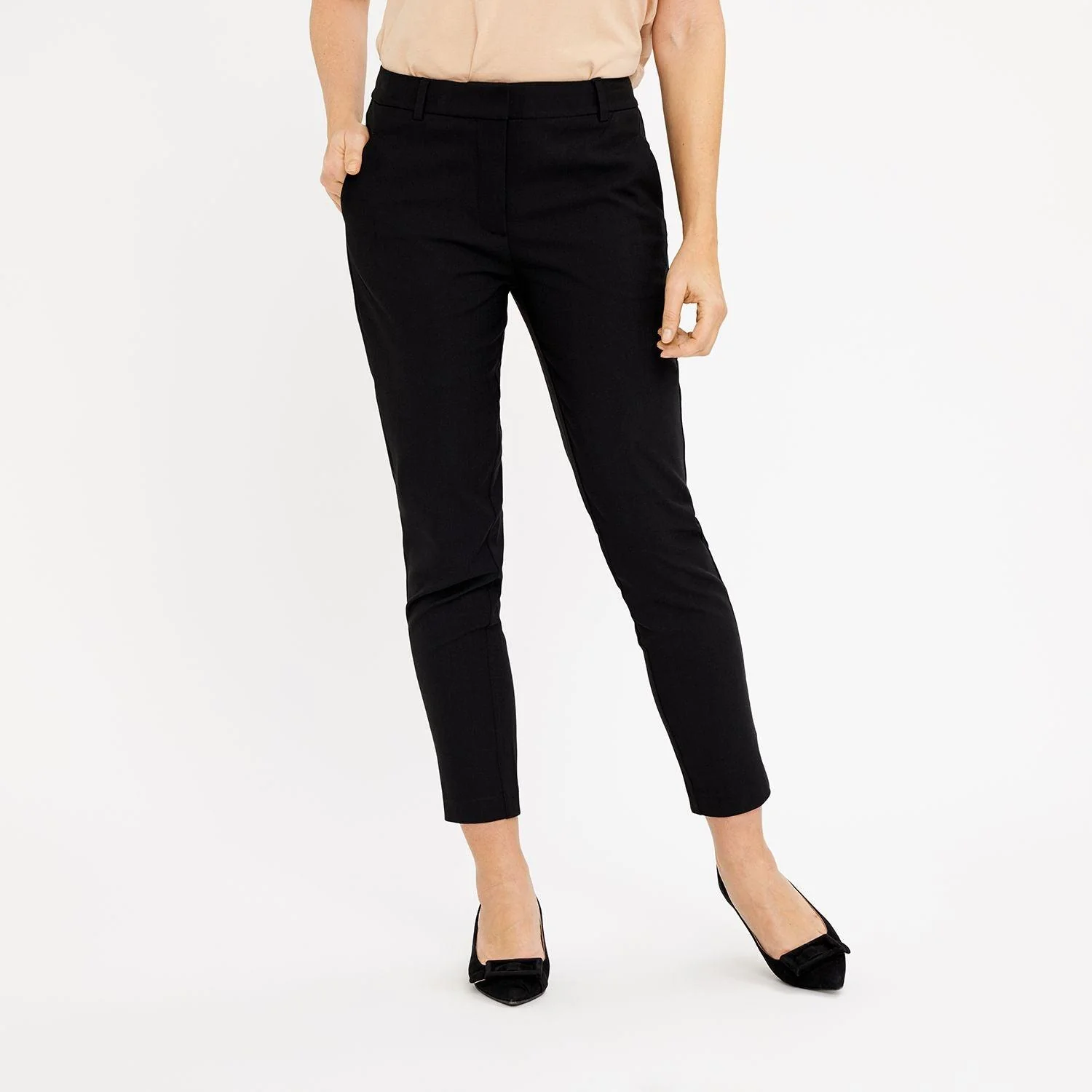 KYLIE CROP 396  Black - Image 3