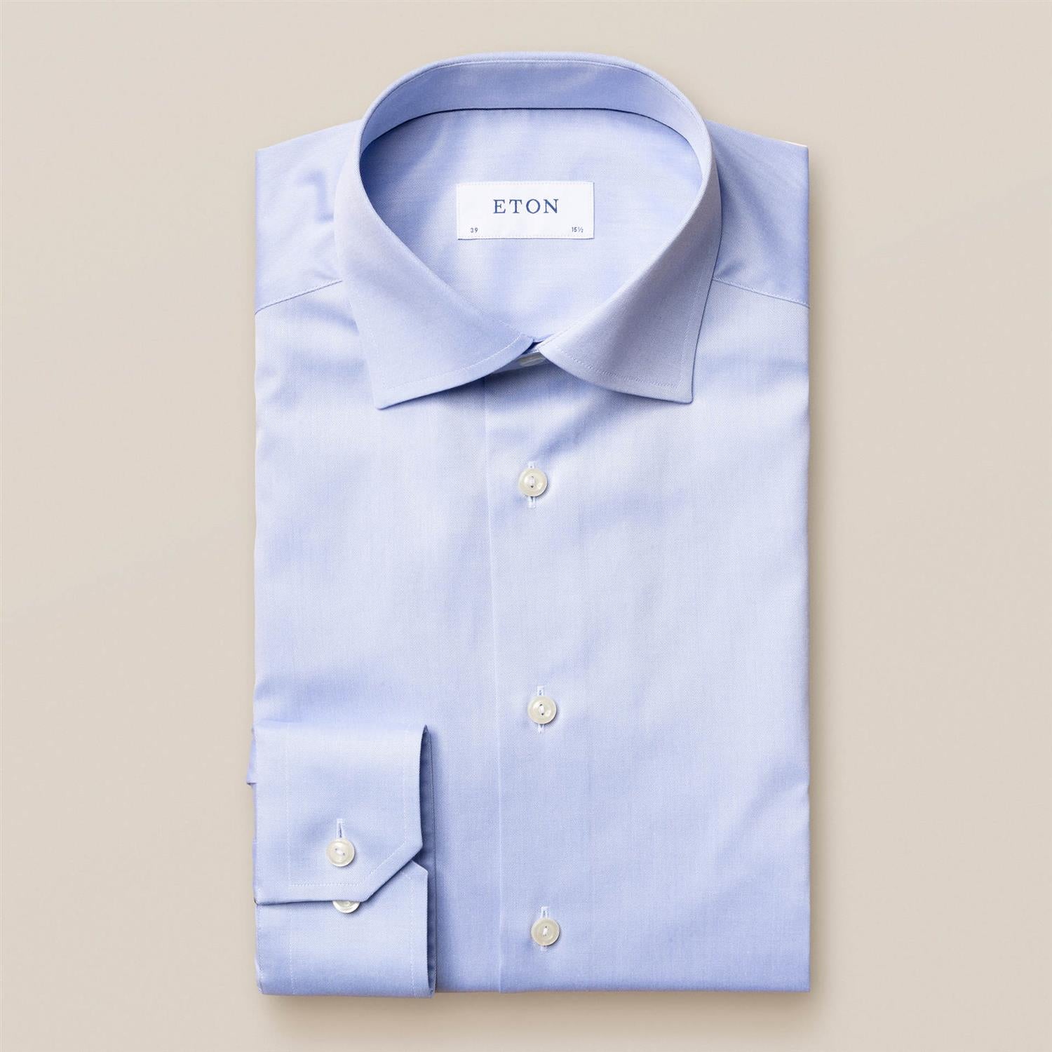 SIGNATURE TWILL - SLIM Light Blue