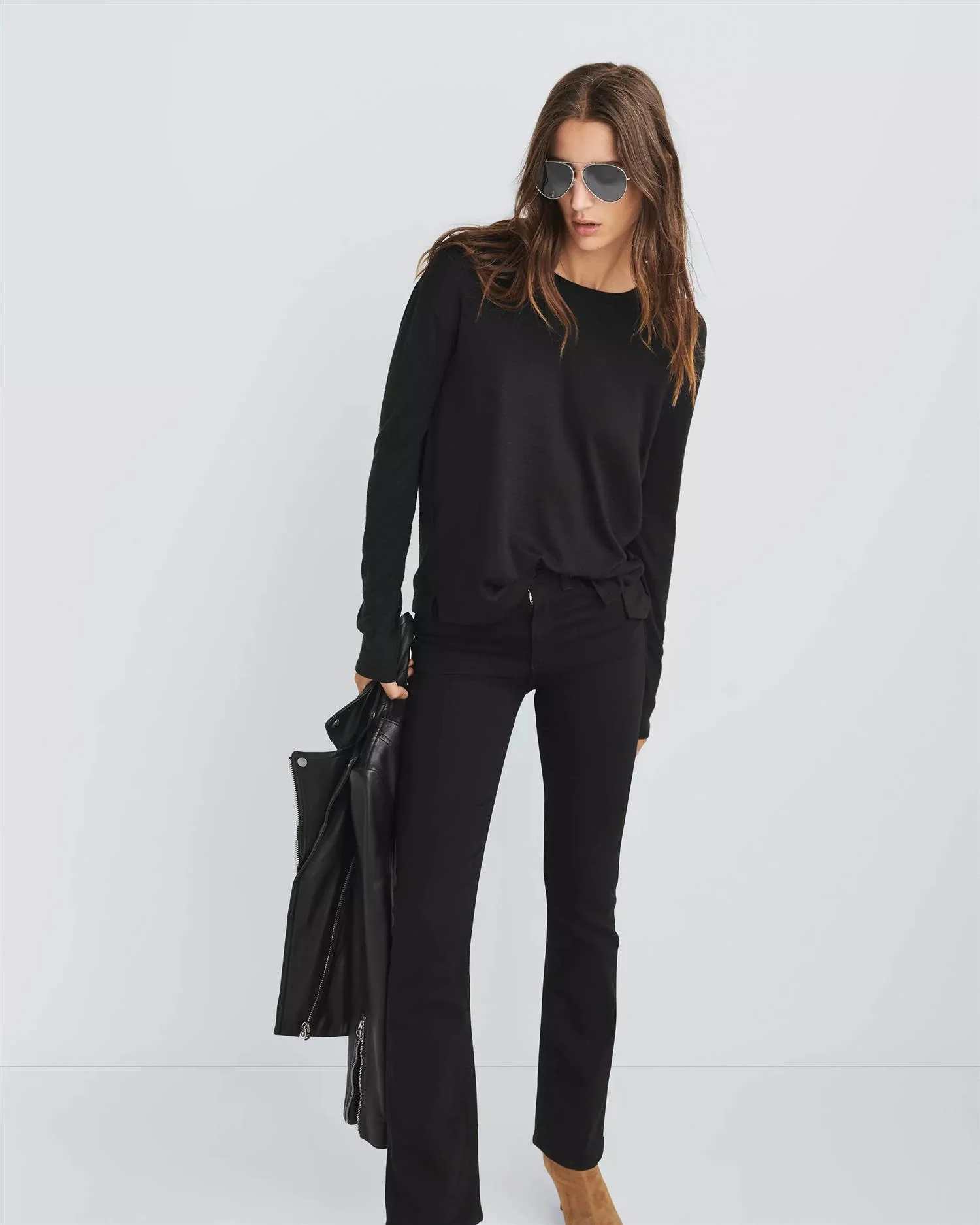 THE SLUB LONGSLEEVE Black