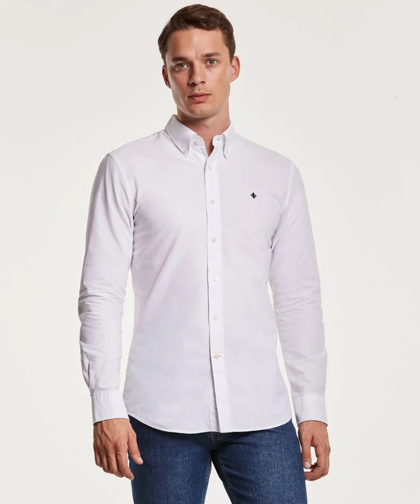 OXFORD BUTTON DOWN  White - Image 2