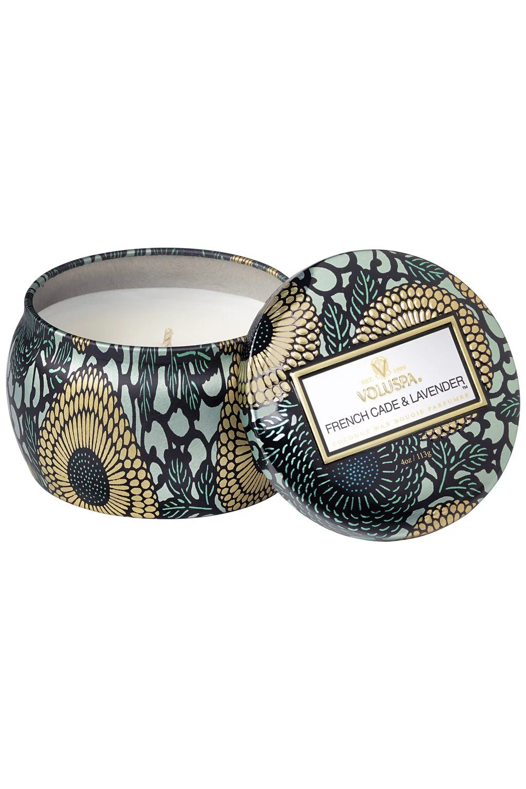 MINI TIN CANDLE 25T  French Cade & Lavendel