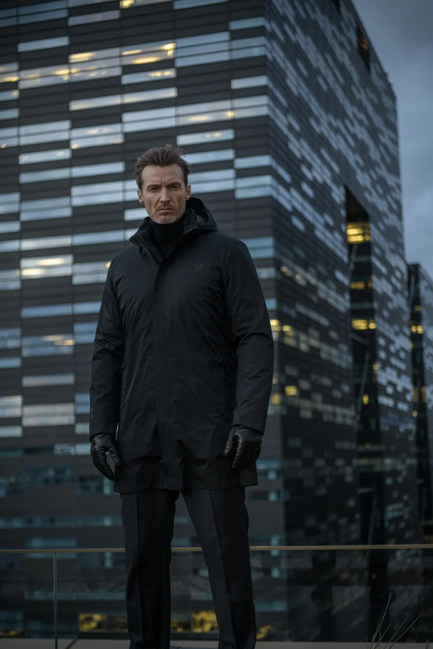 BLACK STORM COAT  Black - Image 3