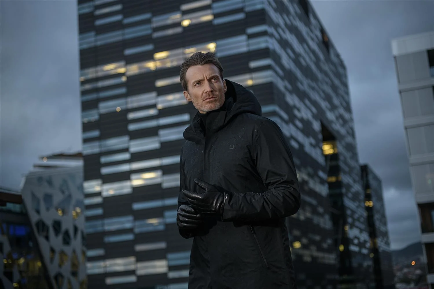 BLACK STORM COAT  Black - Image 4