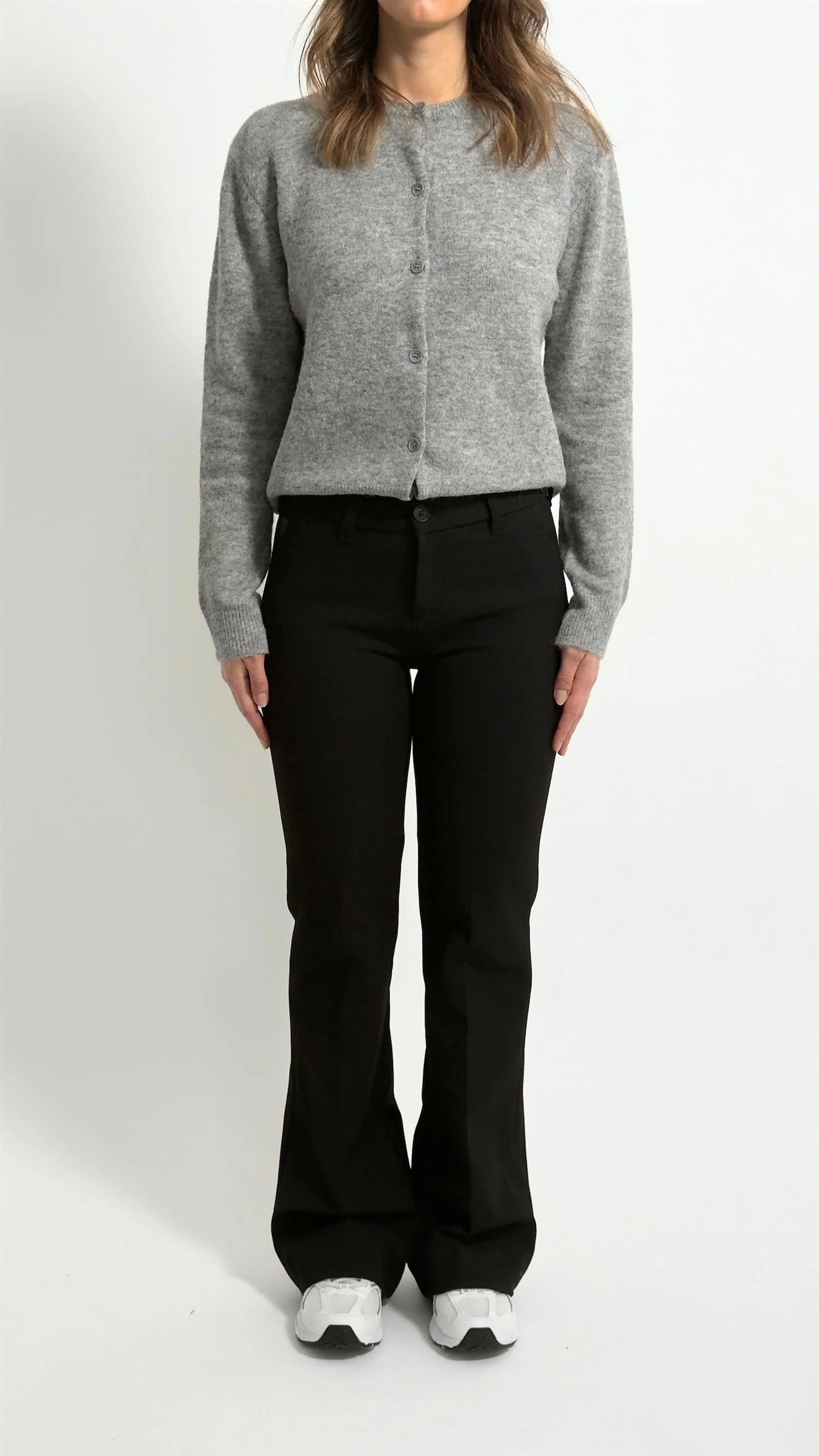 SILVIA SUPLE ROBLE WOOL Black