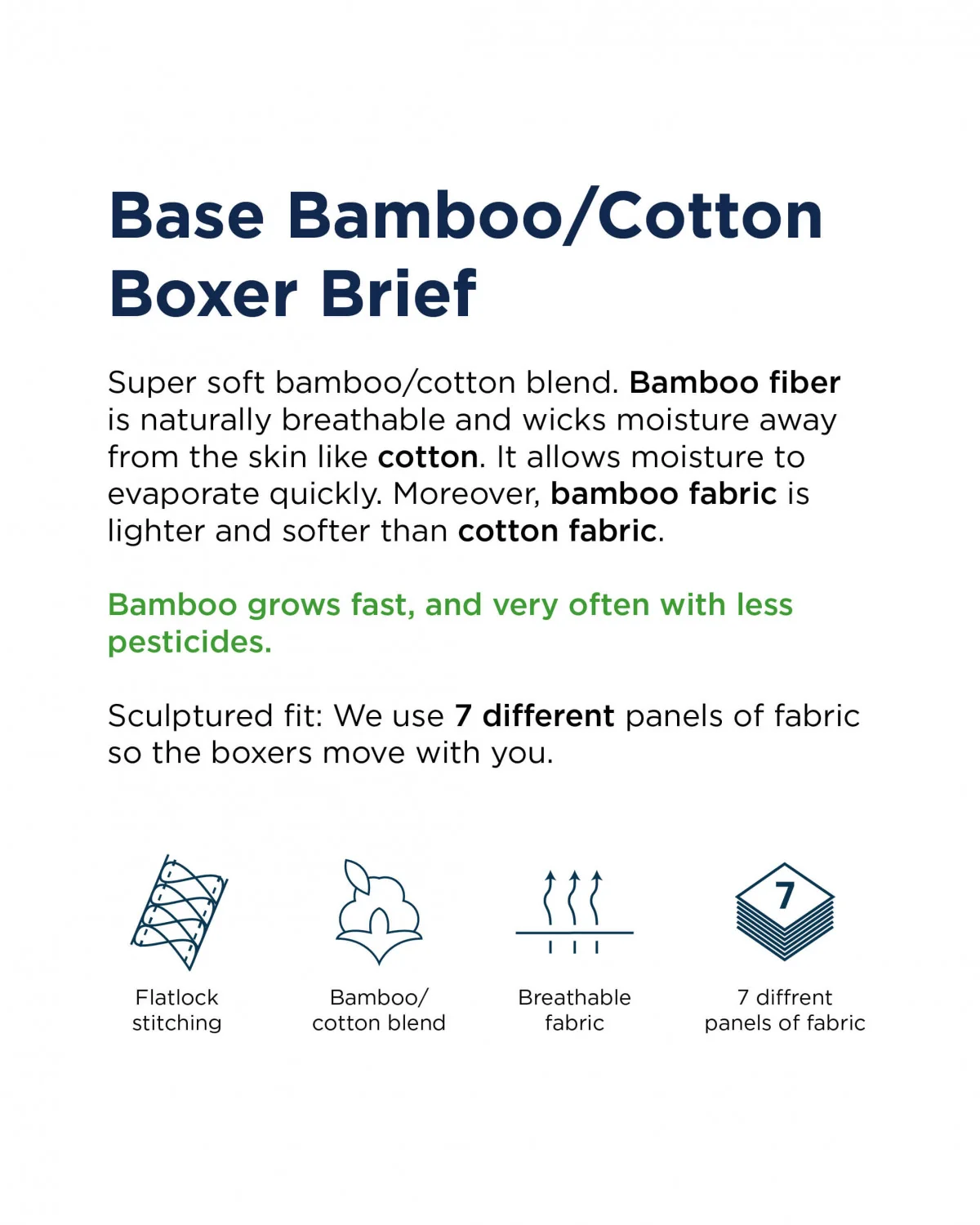 3PK BOXER BAMBOO Black - Image 3