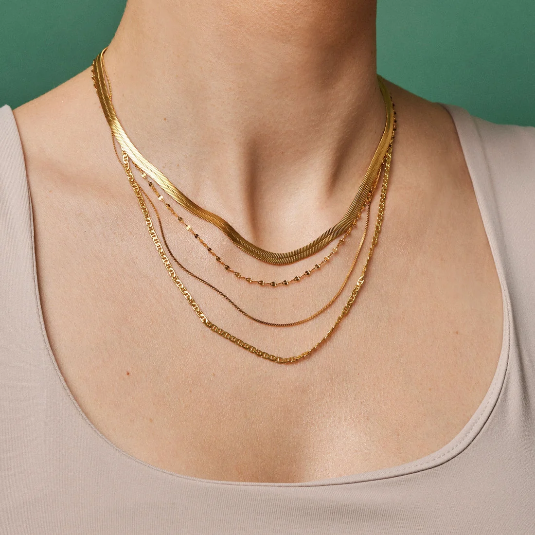 NECKLACE CARLA  Gold-Plated Sterling Silver - Image 3