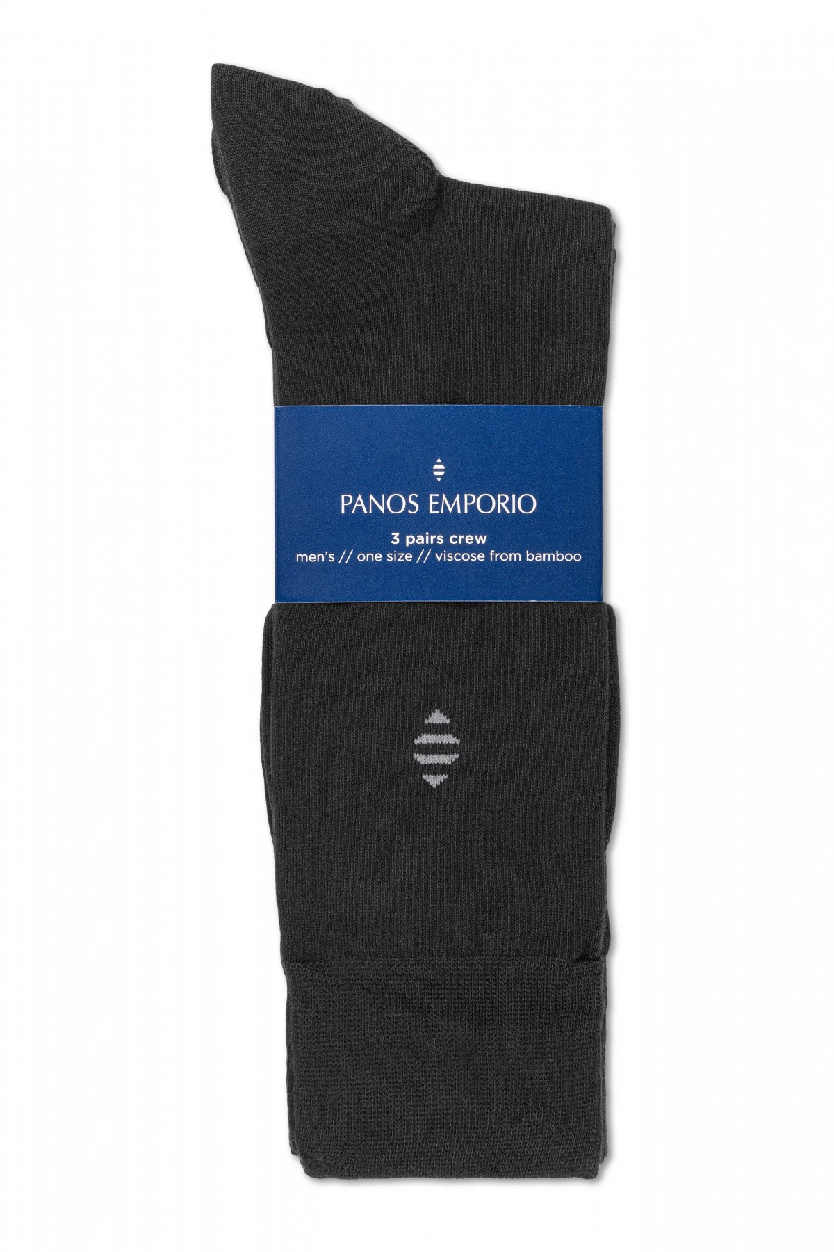 3PK DANIEL BAMBOO CREW  Black - Image 2