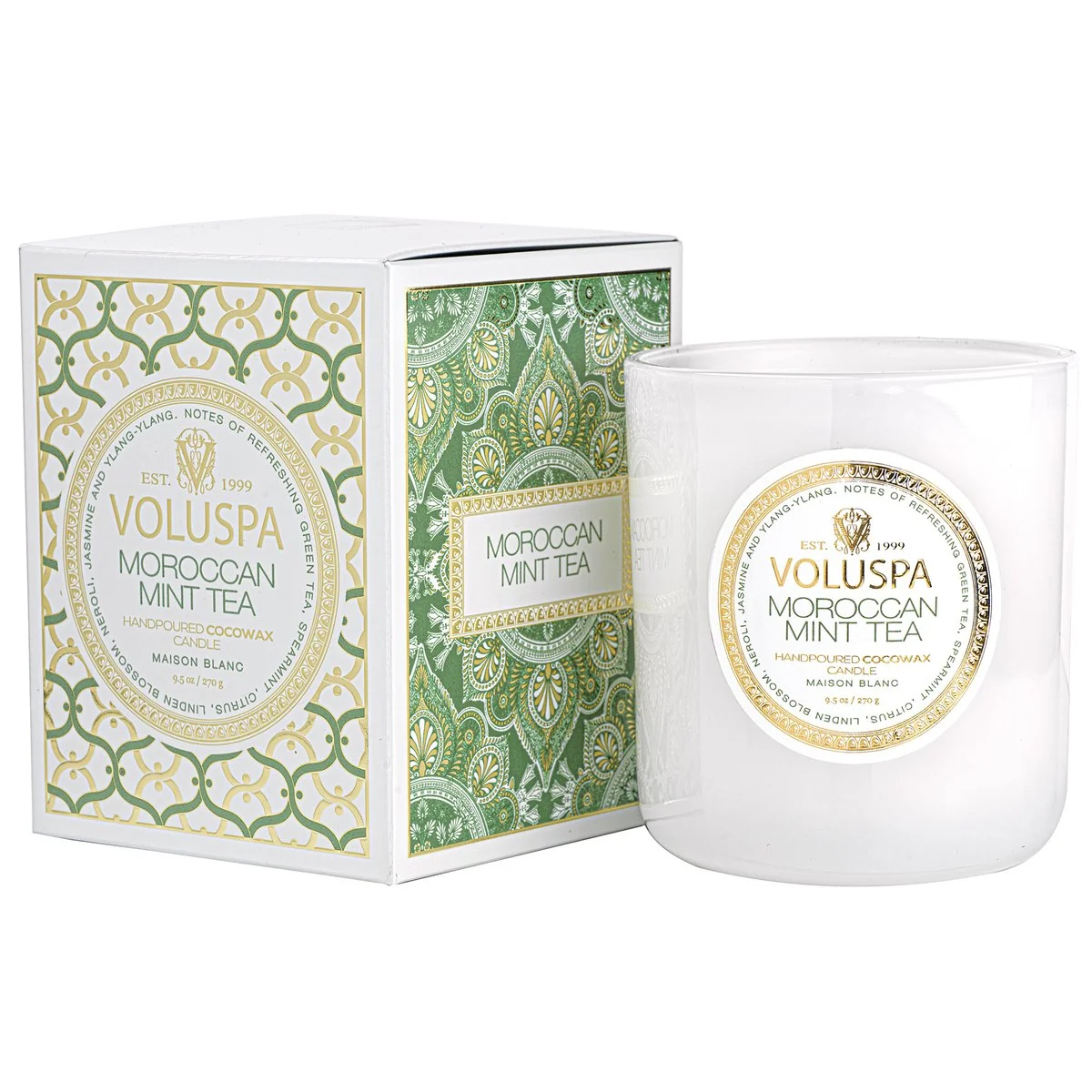 BOXED CANDLE 60T  Moroccan Mint Tea - Image 2
