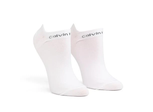 Ck Woman 2pk Coolmax Gripper Ped  White