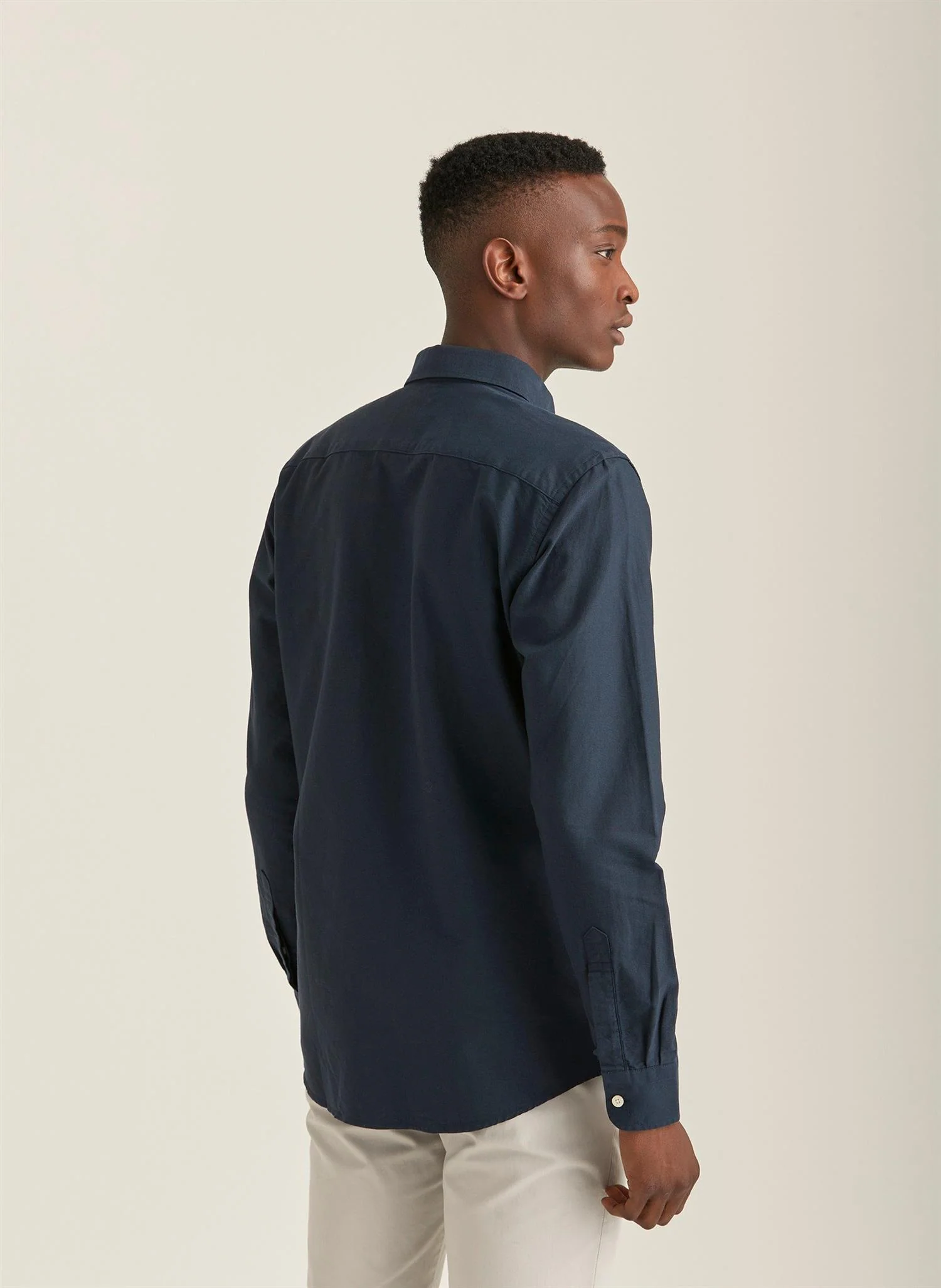 OXFORD BUTTON DOWN Navy - Image 3