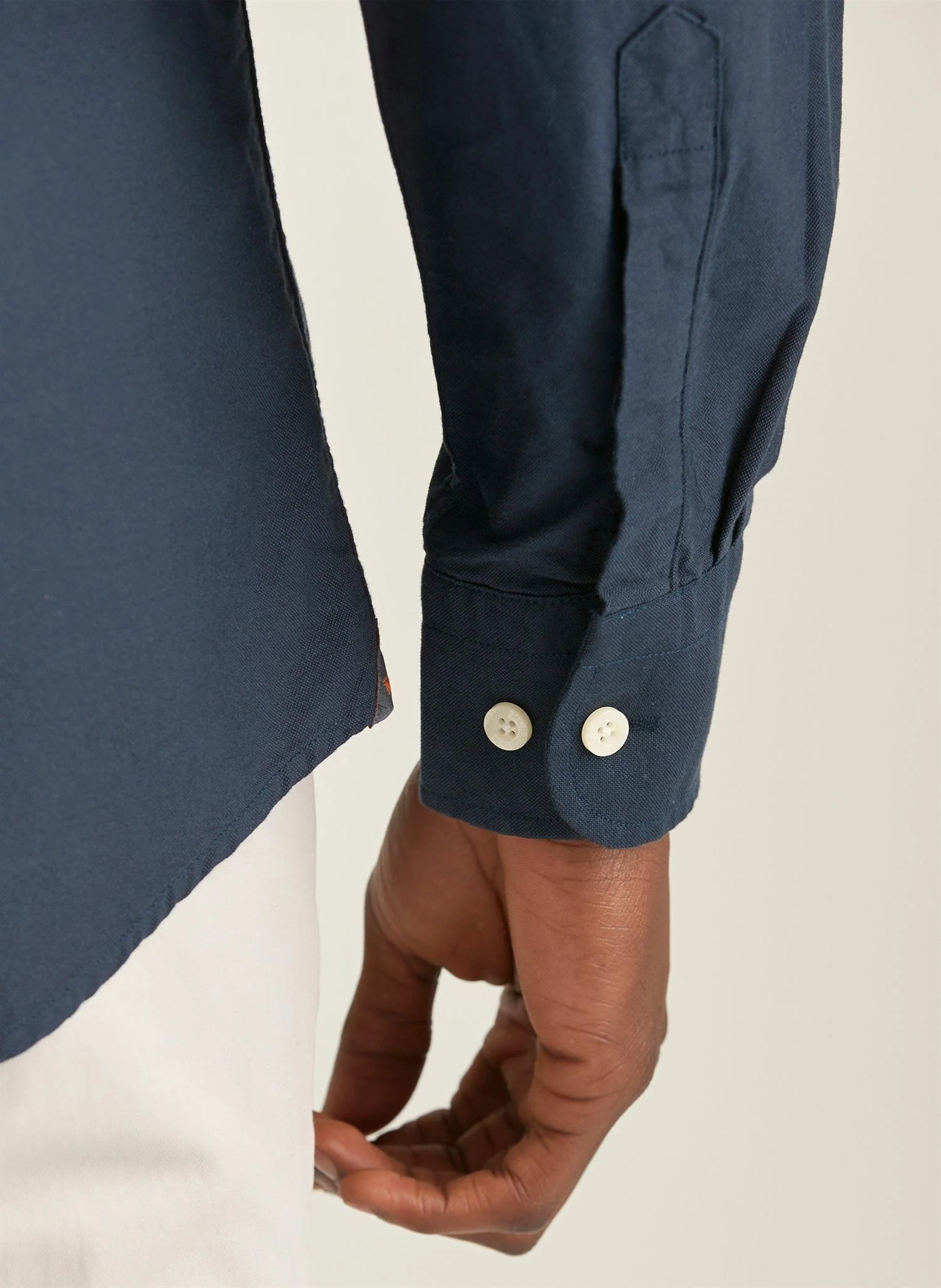 OXFORD BUTTON DOWN Navy - Image 4
