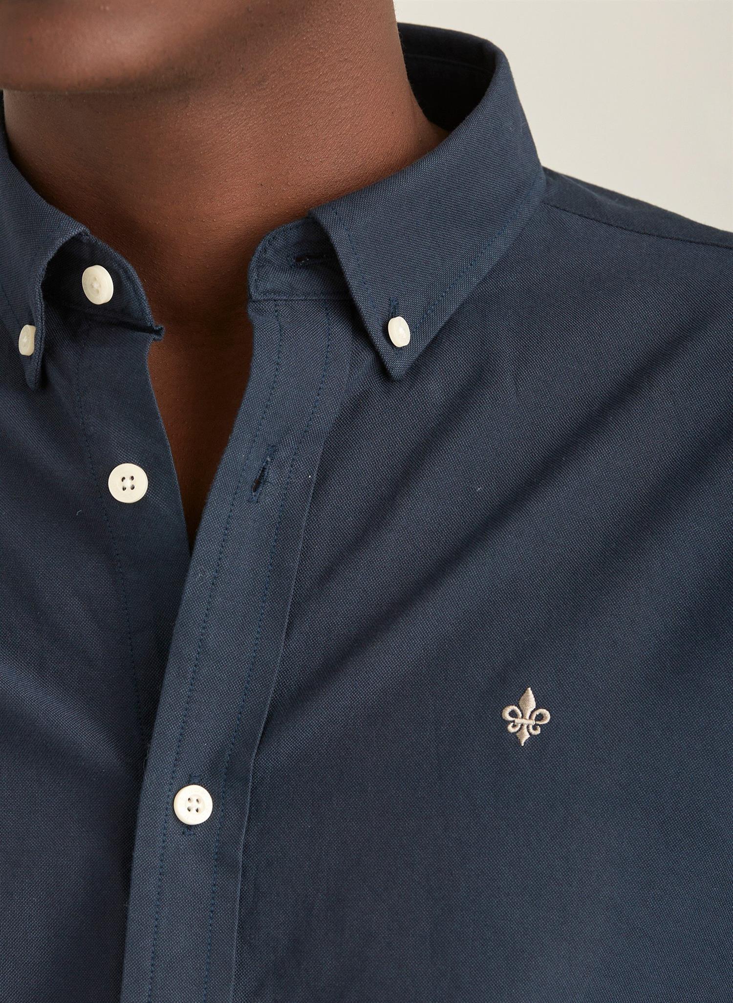 OXFORD BUTTON DOWN Navy - Image 5