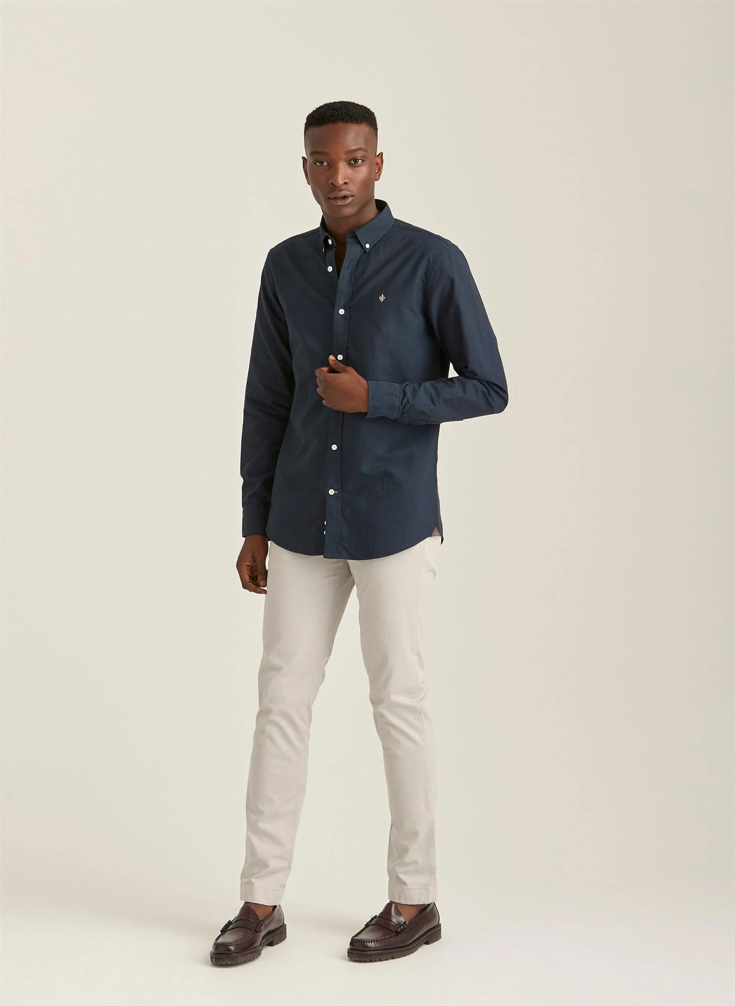 OXFORD BUTTON DOWN Navy - Image 6