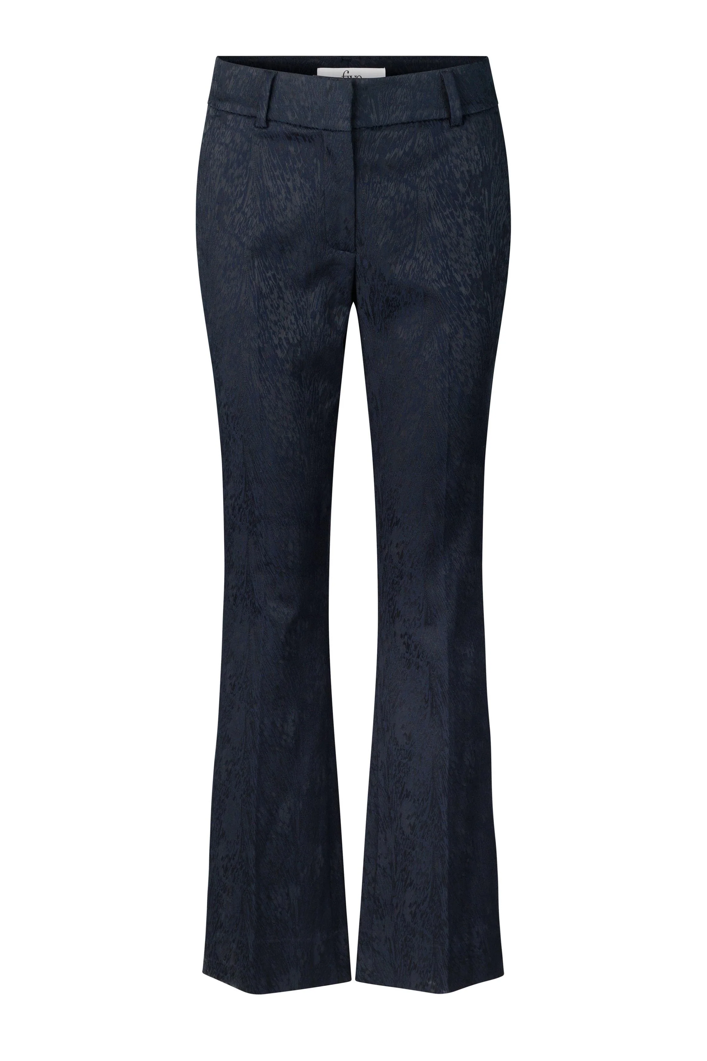 Clara 775 long  Navy Flow Jacquard