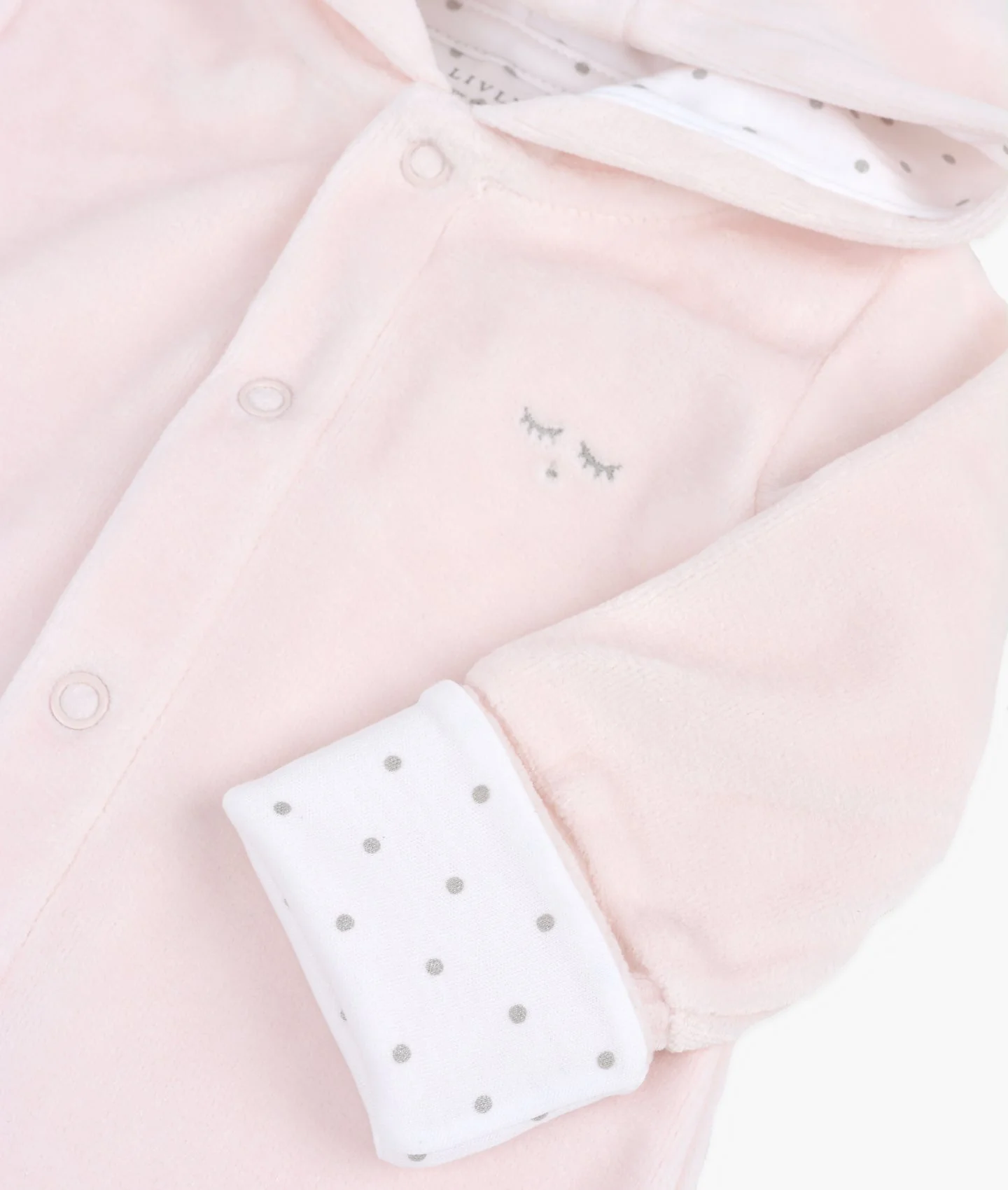 PLUSH BUNNY OVERALL Pink - Image 2