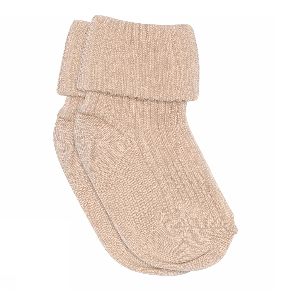 COTTON RIB BABY SOCKS Rose Dust